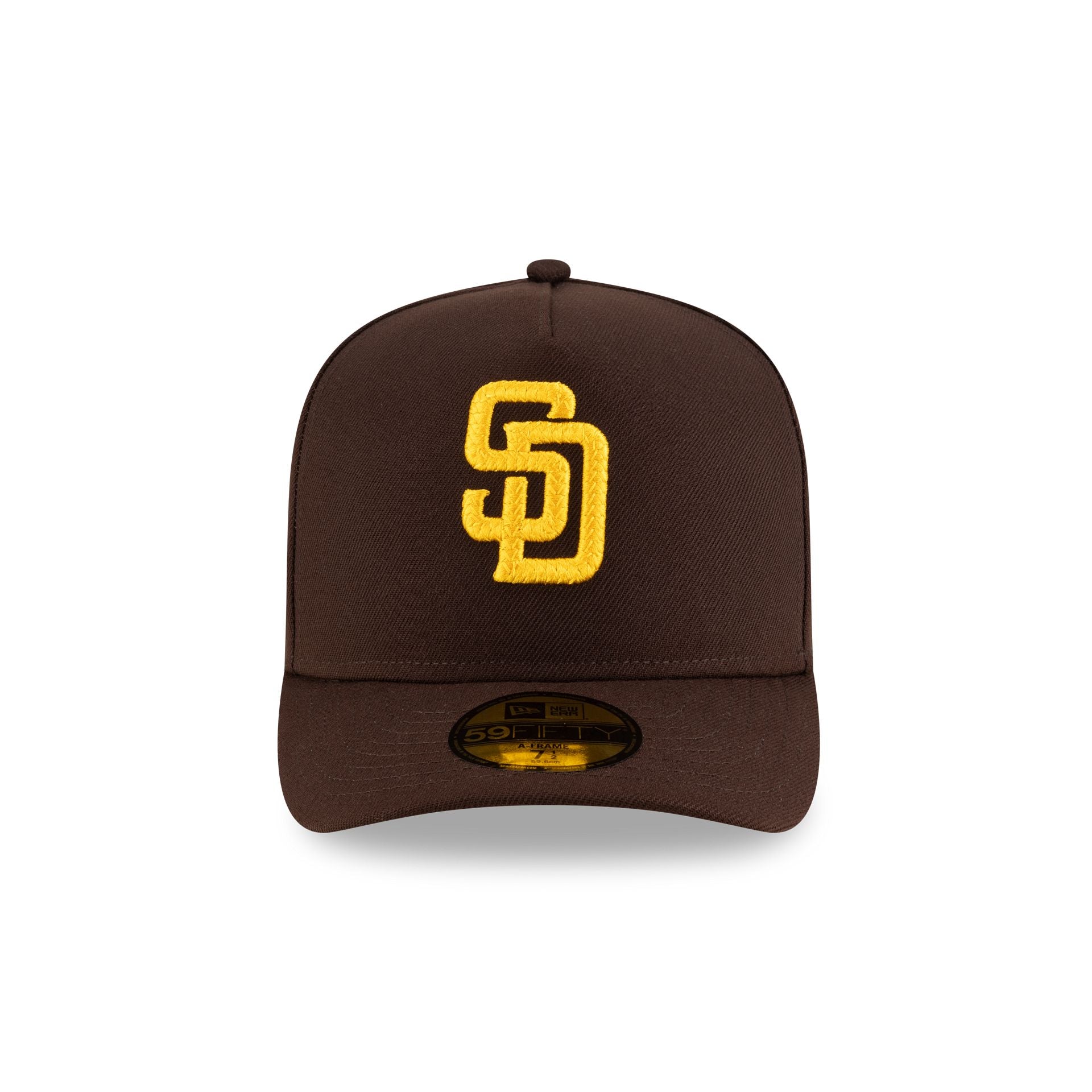 San Diego Padres Script Safety Pin 59FIFTY A-Frame Fitted Hat - Image 2