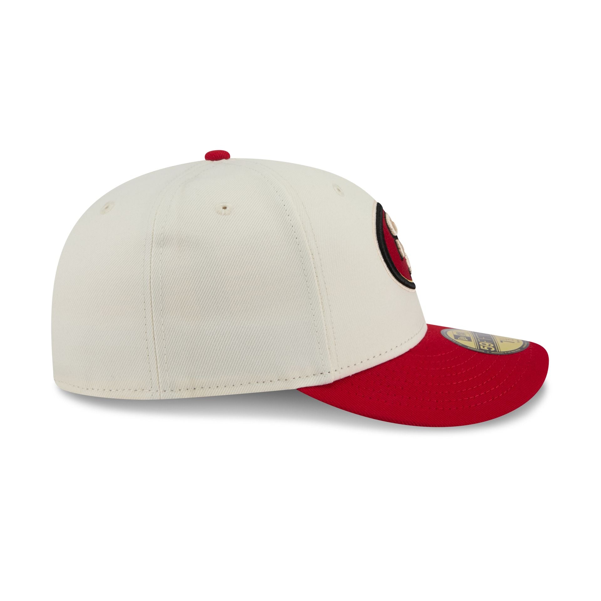 San Francisco 49ers Tonal Florals White 59FIFTY Fitted Hat - Image 5