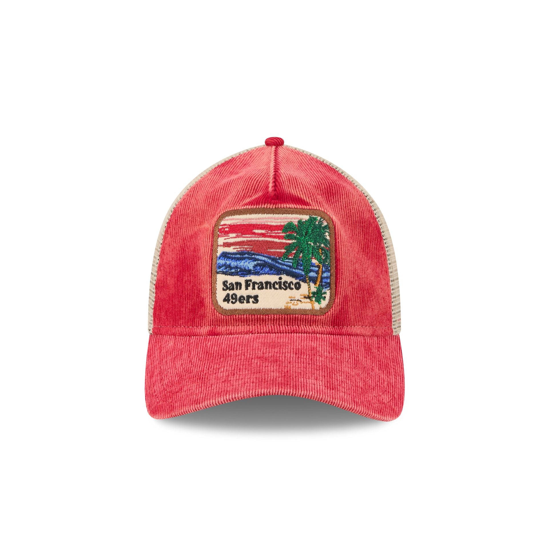 San Francisco 49ers Vintage Landscape 9TWENTY A-Frame Trucker Hat - Image 2