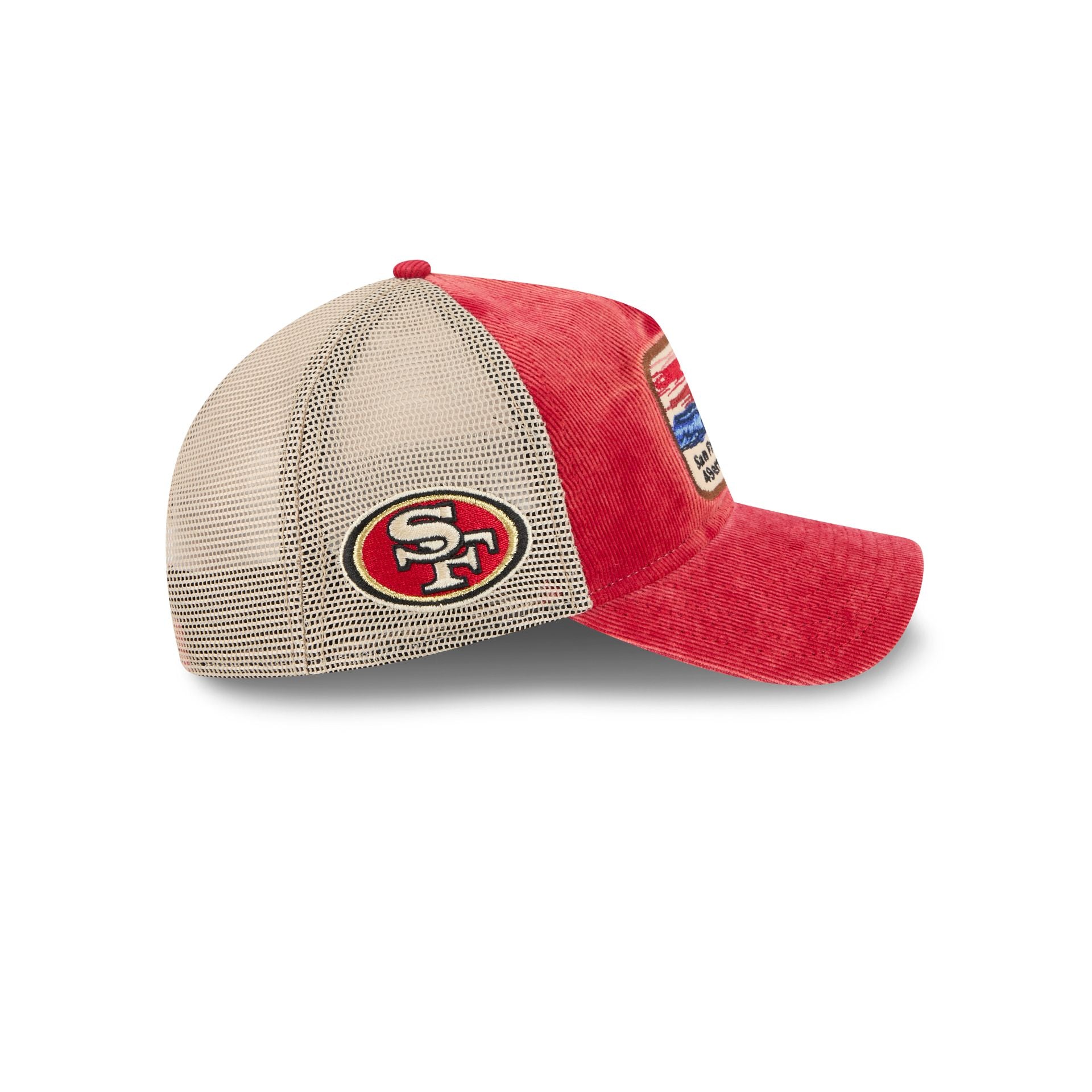San Francisco 49ers Vintage Landscape 9TWENTY A-Frame Trucker Hat - Image 4