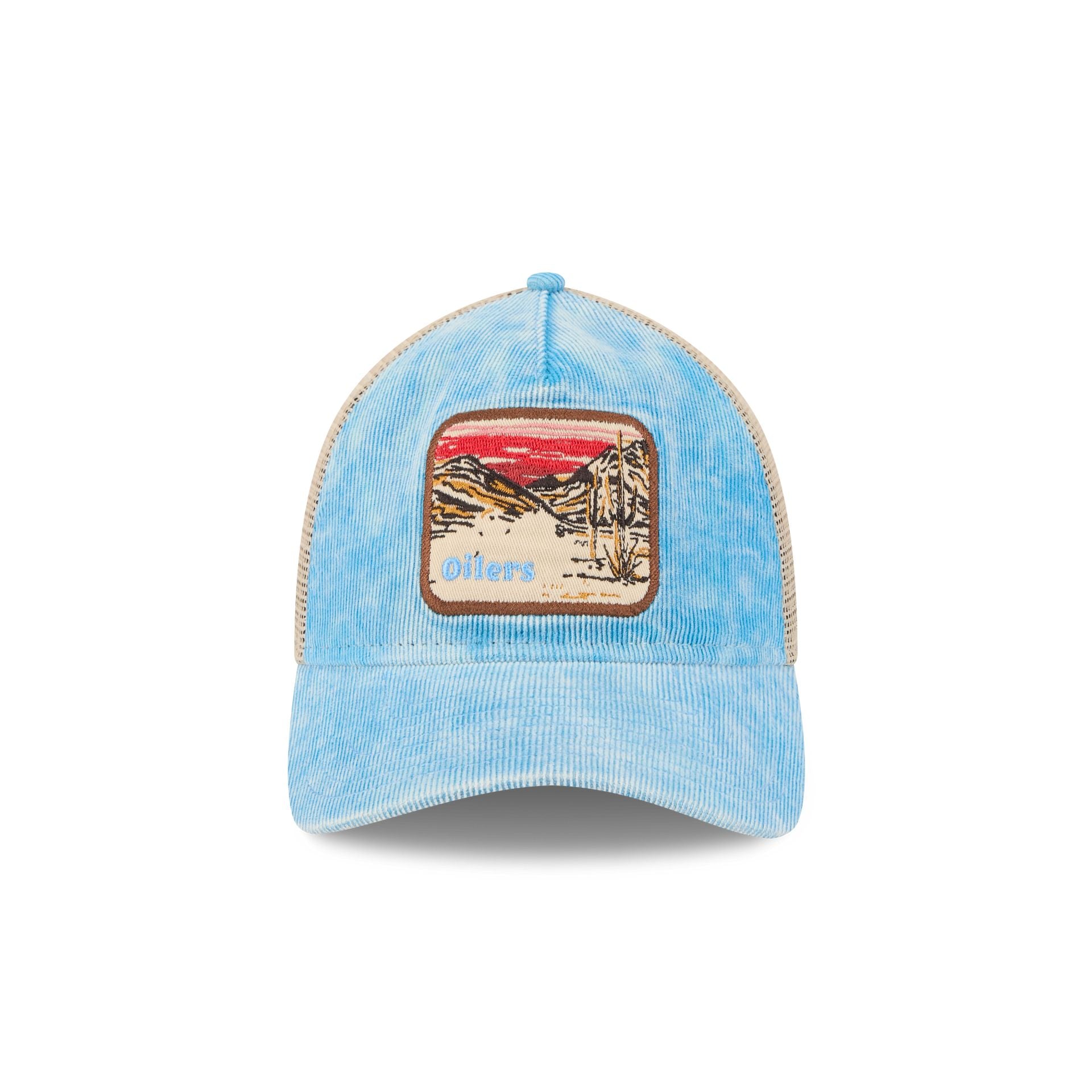 Oilers Vintage Landscape 9TWENTY A-Frame Trucker Hat - Image 2