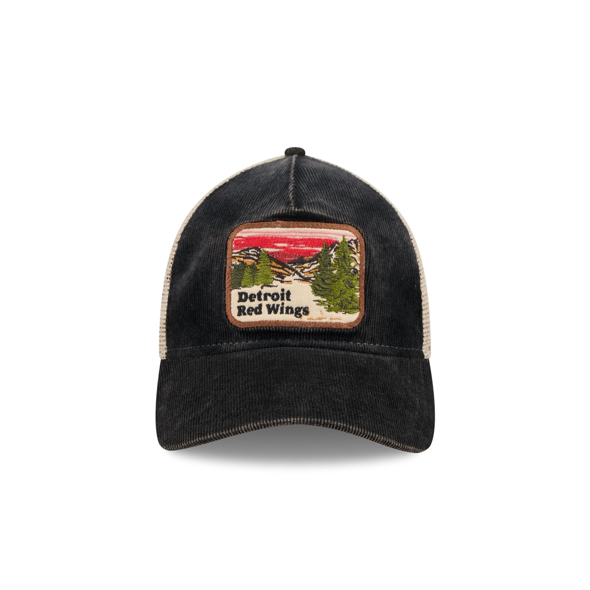 Detroit Red Wings Vintage Landscape 9TWENTY A-Frame Trucker Hat - Image 2