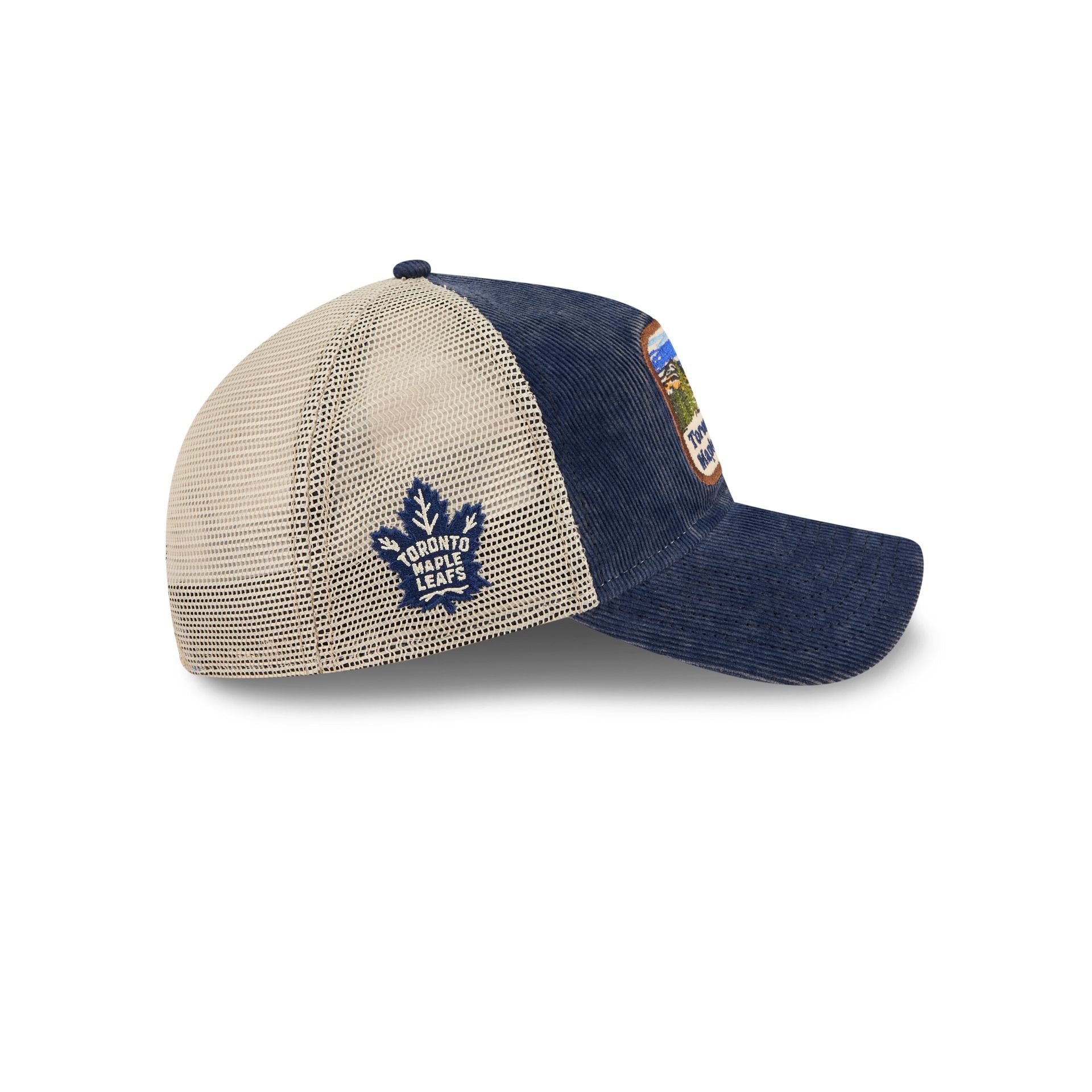 Toronto Maple Leafs Vintage Landscape 9TWENTY A-Frame Trucker Hat - Image 4