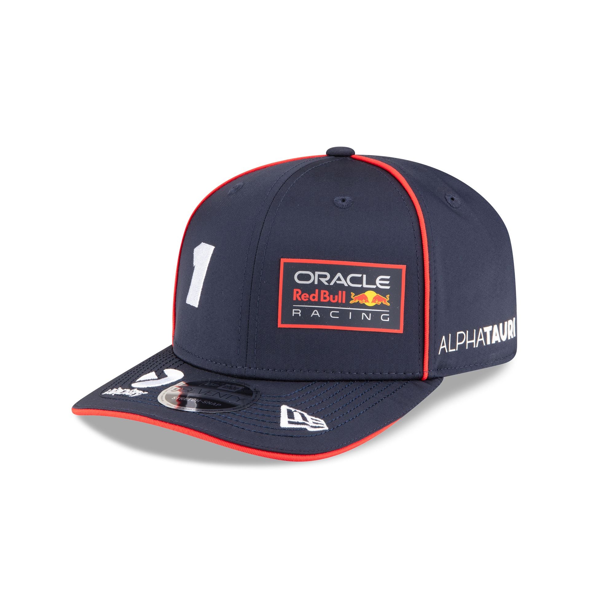Oracle Red Bull Racing Max Verstappen 9SEVENTY Stretch-Snap Hat - Image 3