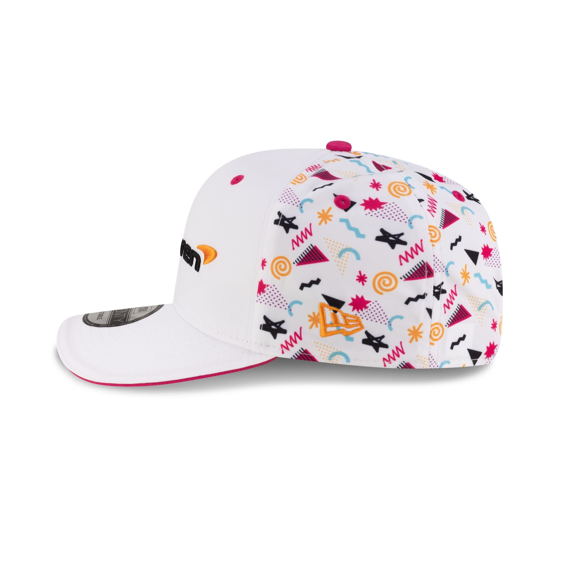 2025 Miami Race Special McLaren Formula 1 Team 9SEVENTY Stretch-Snap Hat - Image 5