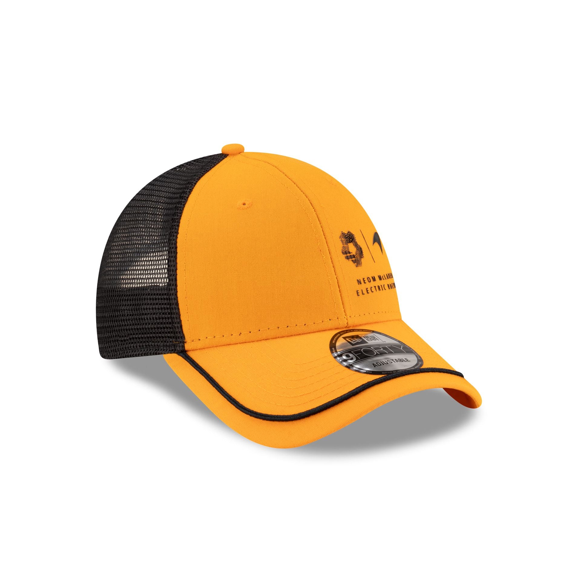 NEOM McLaren Electric Racing Repreve 9FORTY Trucker Hat - Image 3