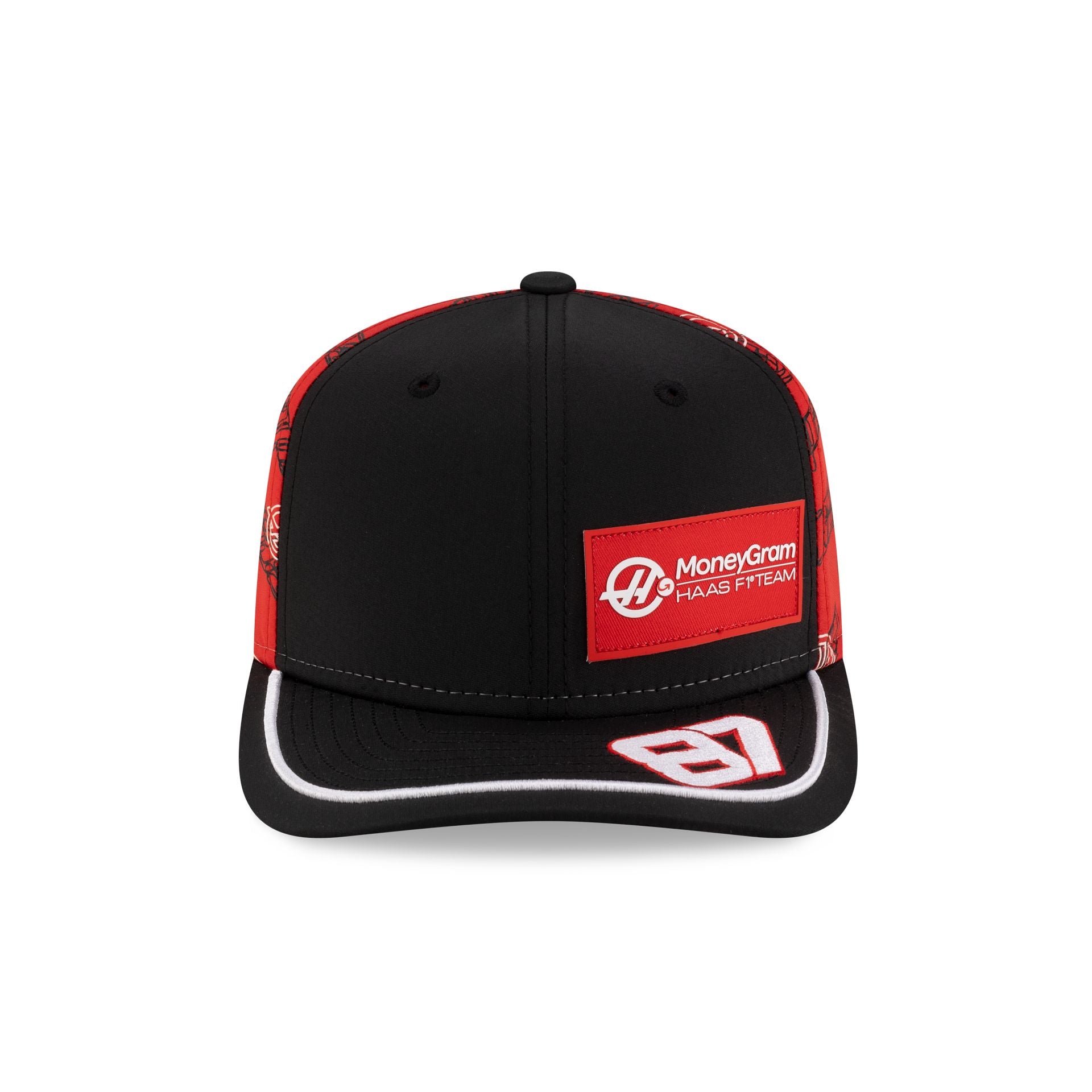 2025 Japan Race Special MoneyGram Haas F1 Team Oliver Bearman 9SEVENTY Stretch-Snap Hat - Image 2