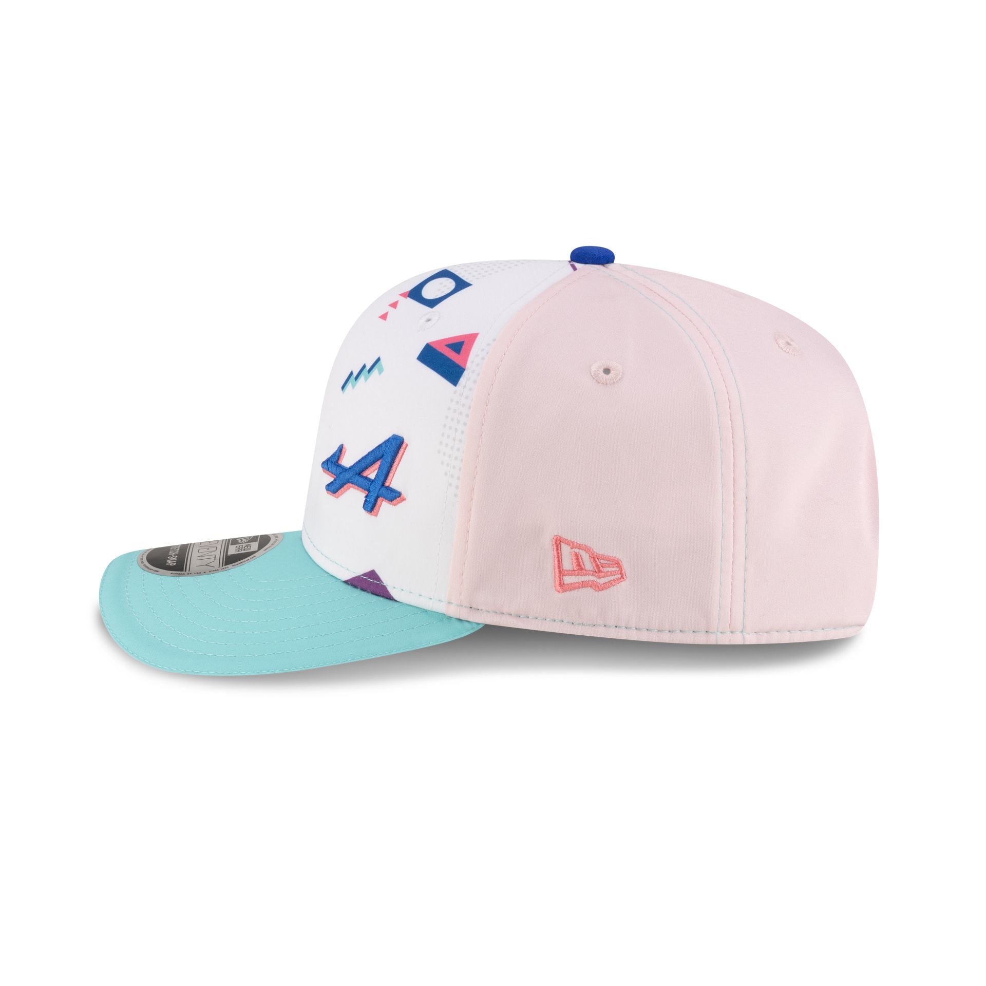 2025 Miami Race Special BWT Alpine F1 Team 9SEVENTY Stretch-Snap Hat - Image 4