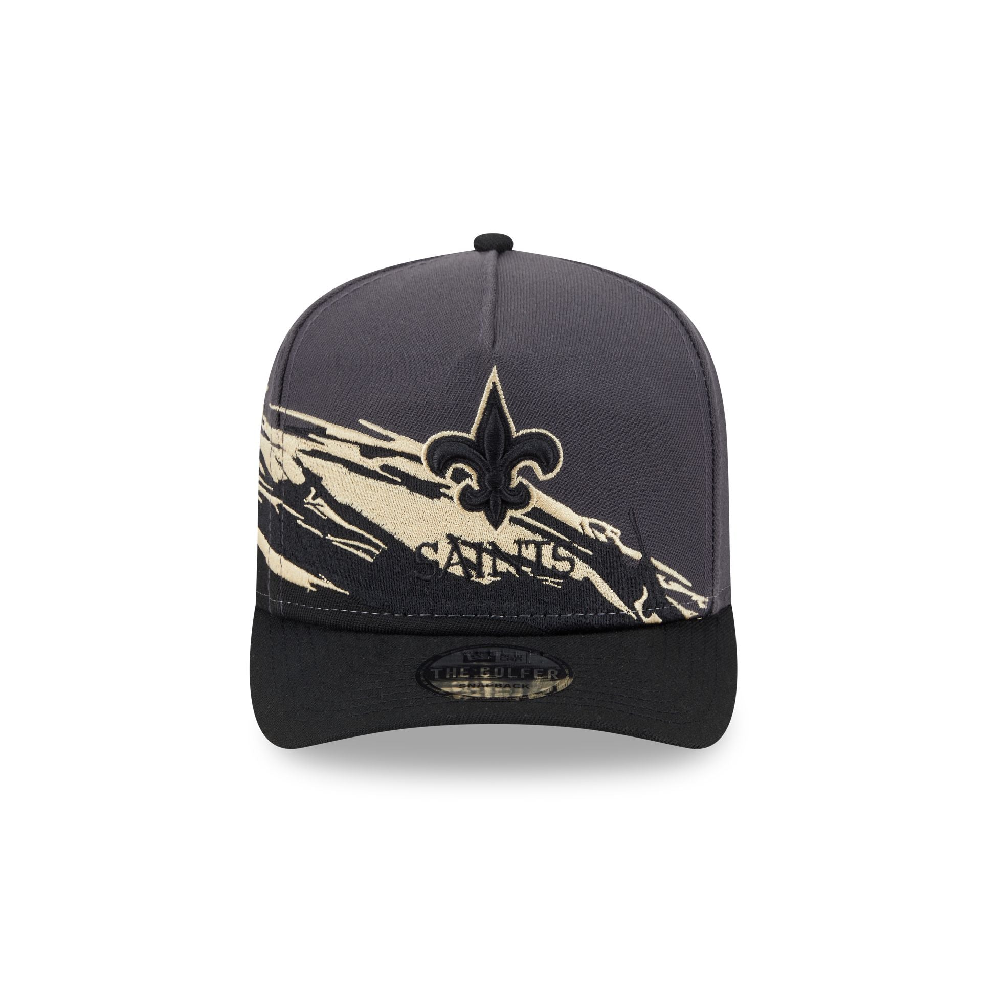 New Orleans Saints Graphite Brushstroke Golfer Hat - Image 2