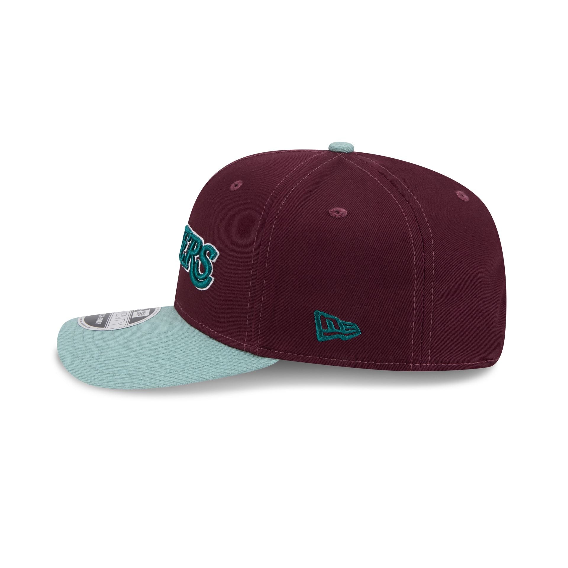 Los Angeles Lakers Maroon 9SEVENTY Stretch-Snap Hat - Image 4