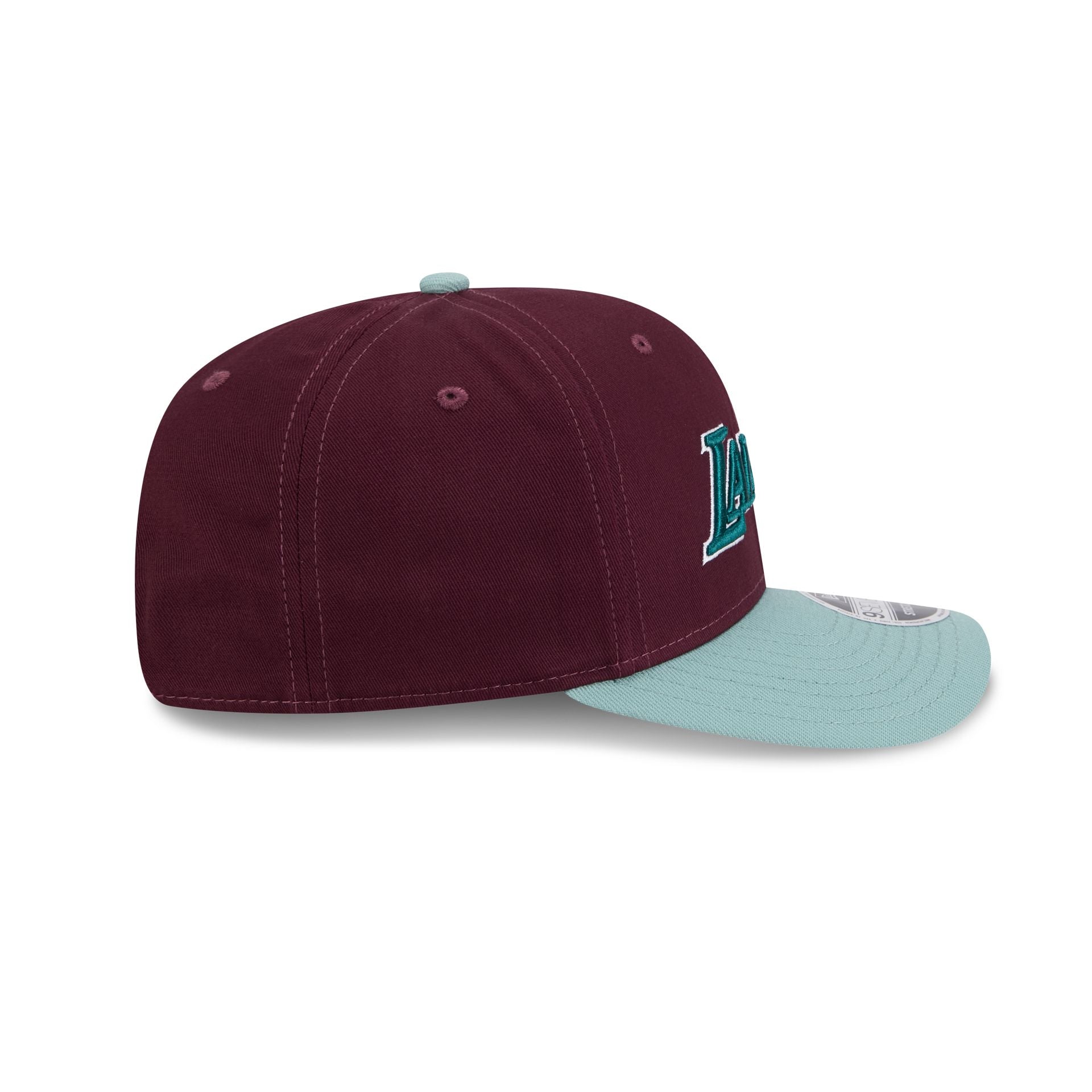 Los Angeles Lakers Maroon 9SEVENTY Stretch-Snap Hat - Image 5