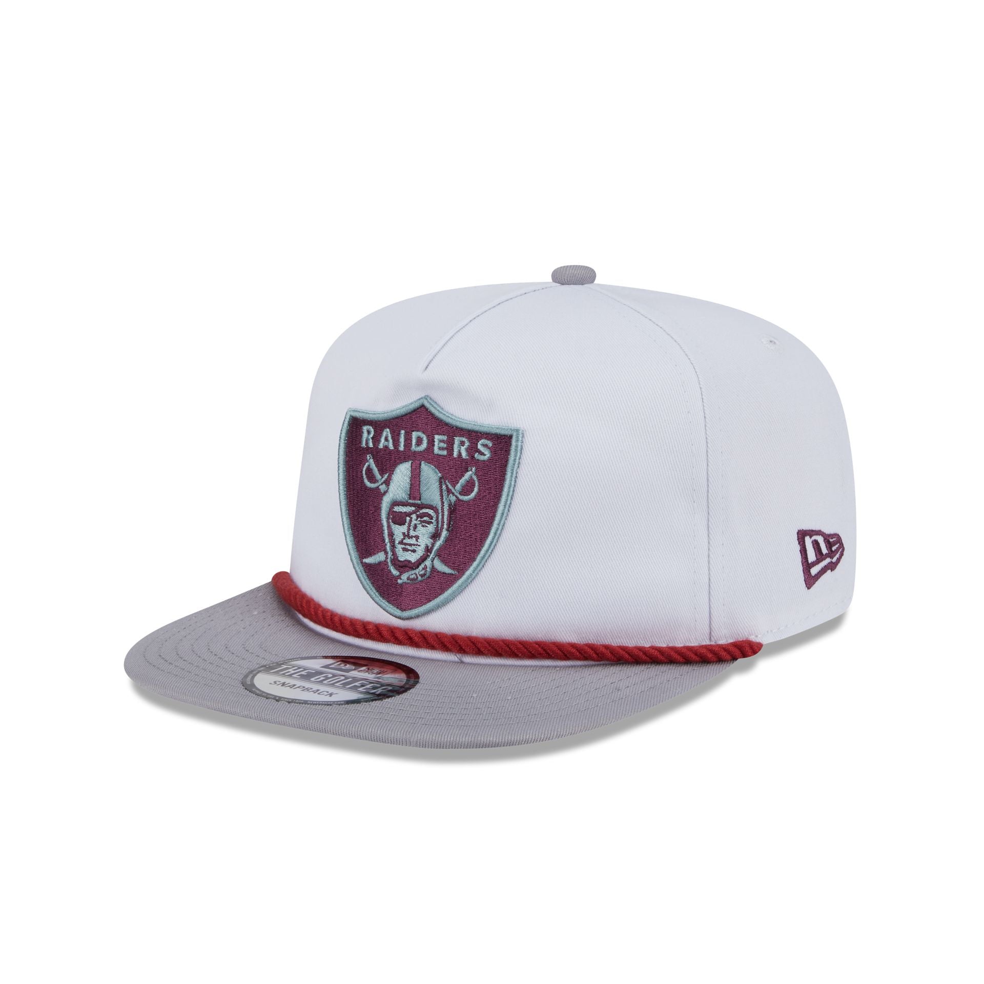 Las Vegas Raiders Optic White Golfer Hat - Image 3