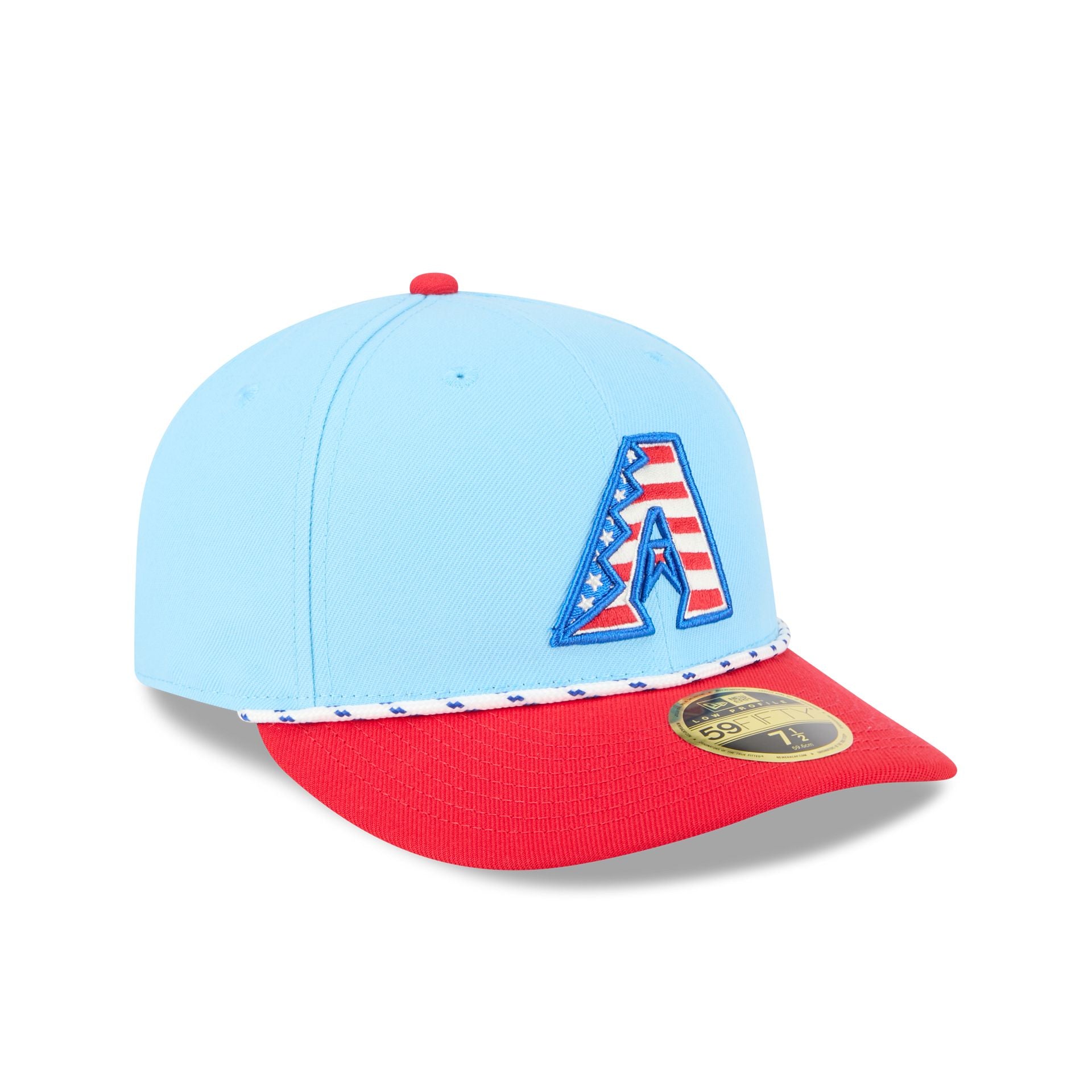 Arizona Diamondbacks Independence Day 2025 Low Profile 59FIFTY Fitted Hat - Image 3