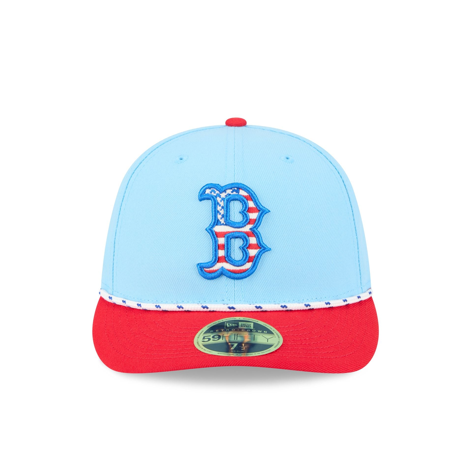 Boston Red Sox Independence Day 2025 Low Profile 59FIFTY Fitted Hat - Image 2