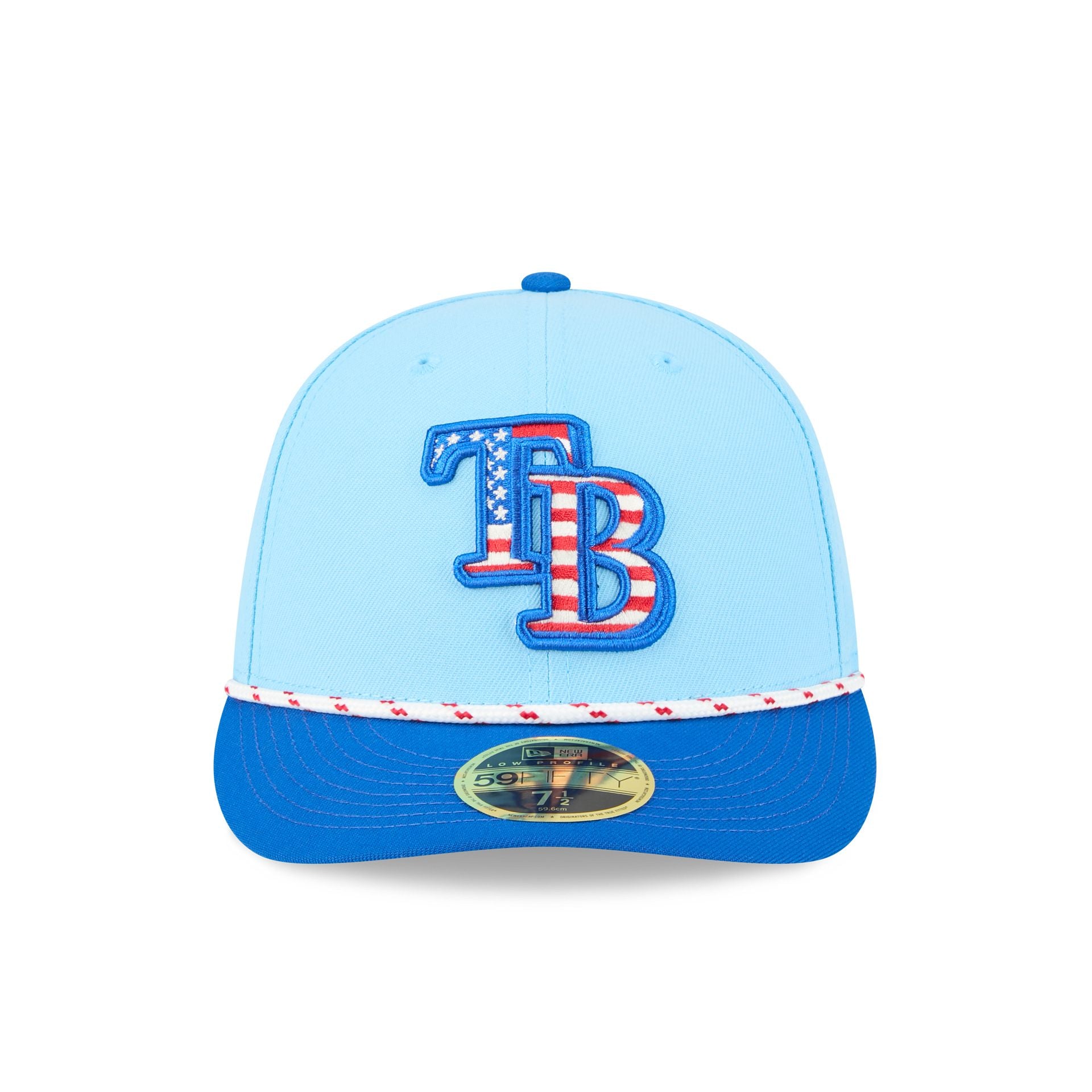 Tampa Bay Rays Independence Day 2025 Low Profile 59FIFTY Fitted Hat - Image 2