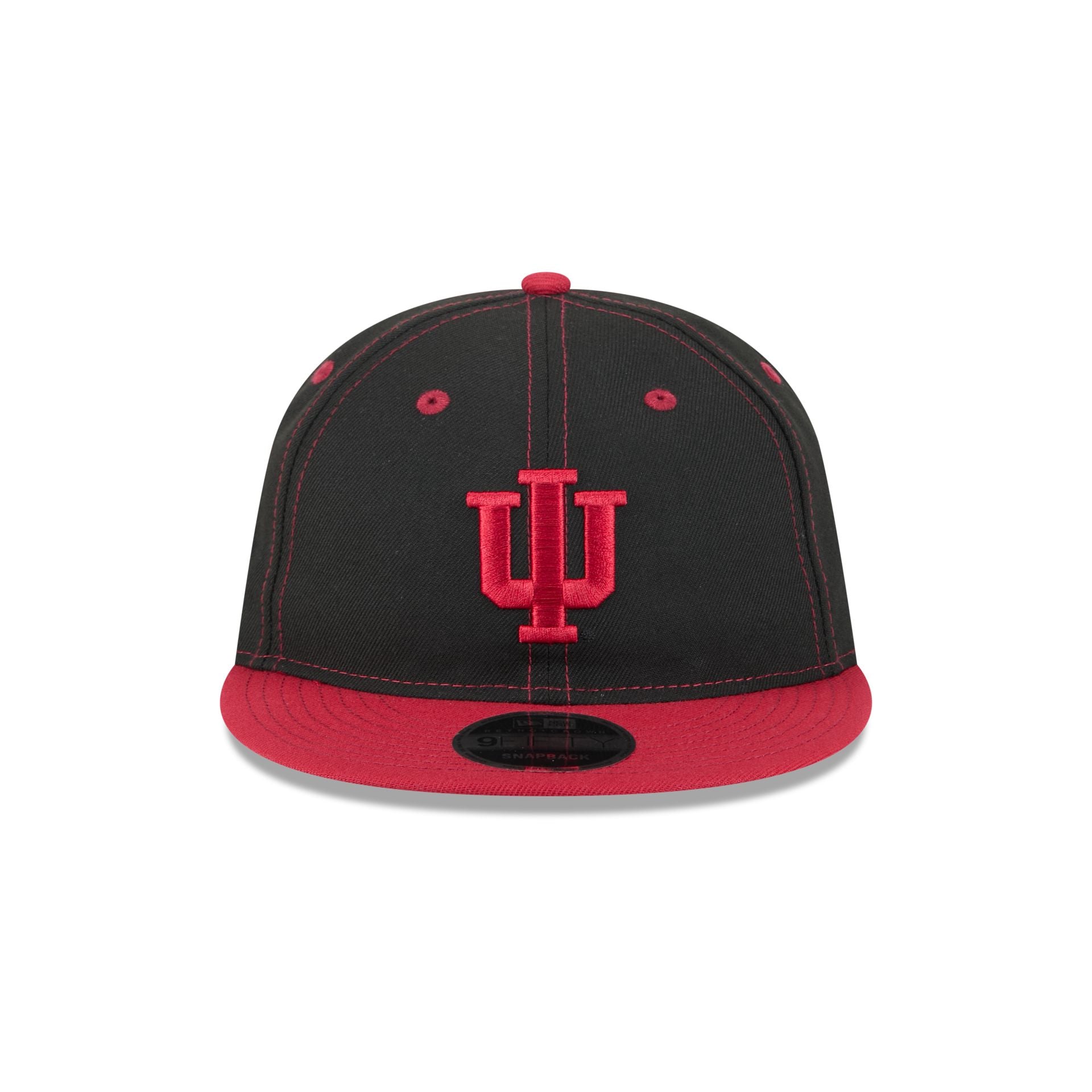 Indiana Hoosiers Tournament Side Patch Retro Crown 9FIFTY Strapback Hat - Image 2