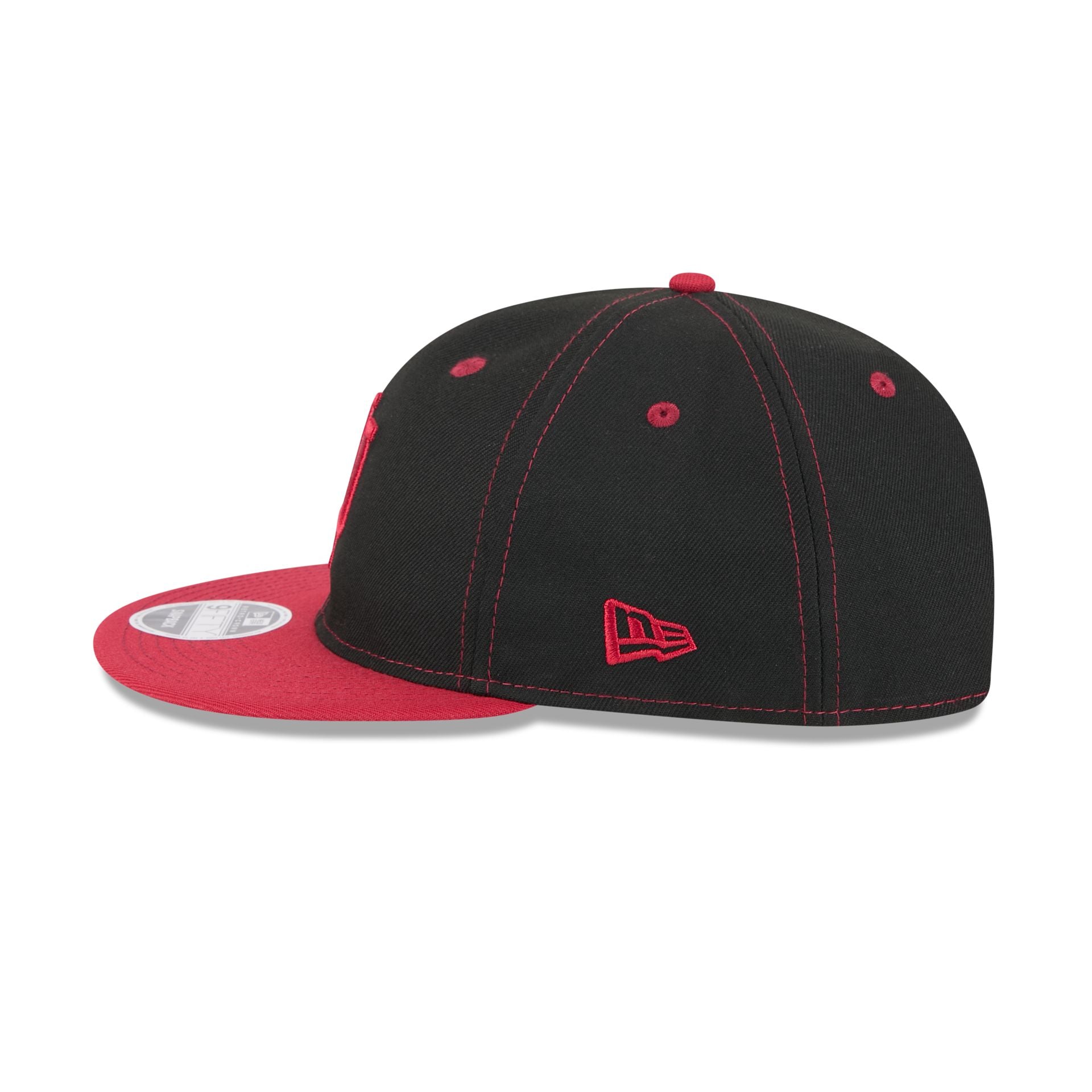 Indiana Hoosiers Tournament Side Patch Retro Crown 9FIFTY Strapback Hat - Image 5