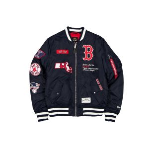 Alpha Industries x Boston Red Sox Navy MA-1 Bomber Jacket