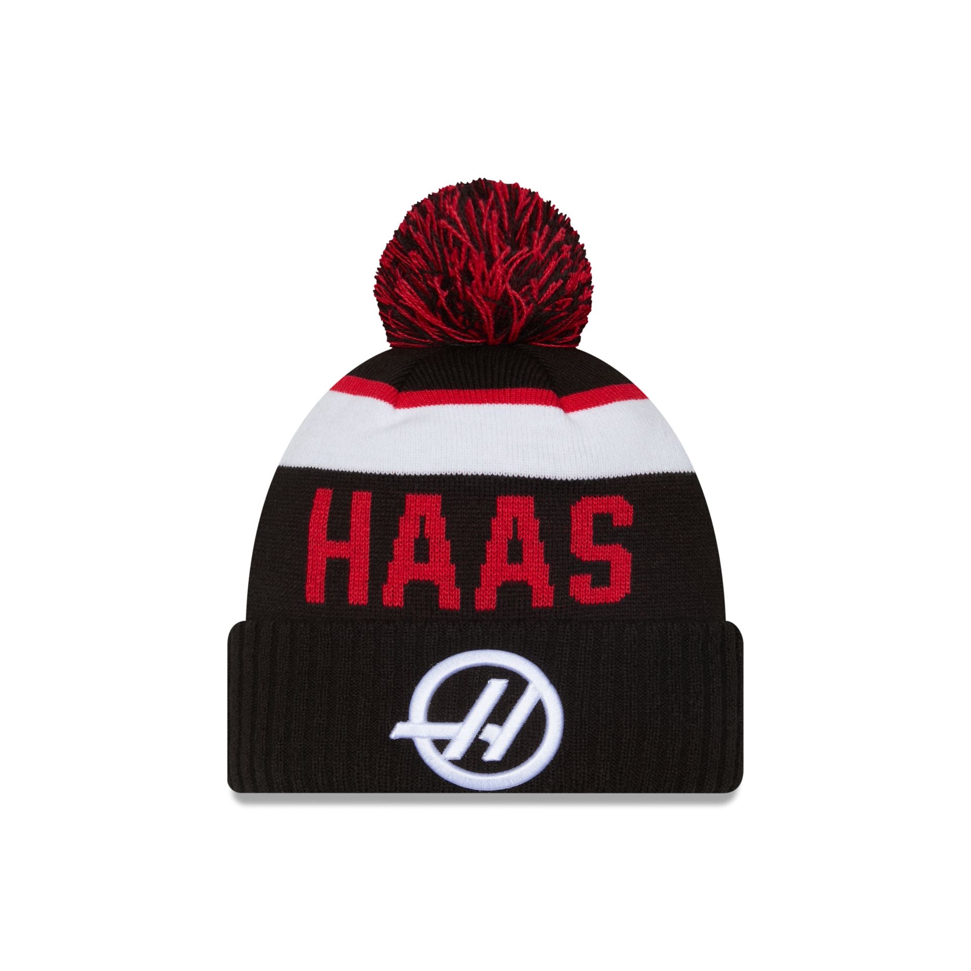 MoneyGram Haas F1 Team Sport Pom Knit Hat