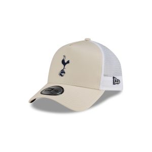 Tottenham Hotspur FC Light Cream 9FORTY A-Frame Trucker Hat