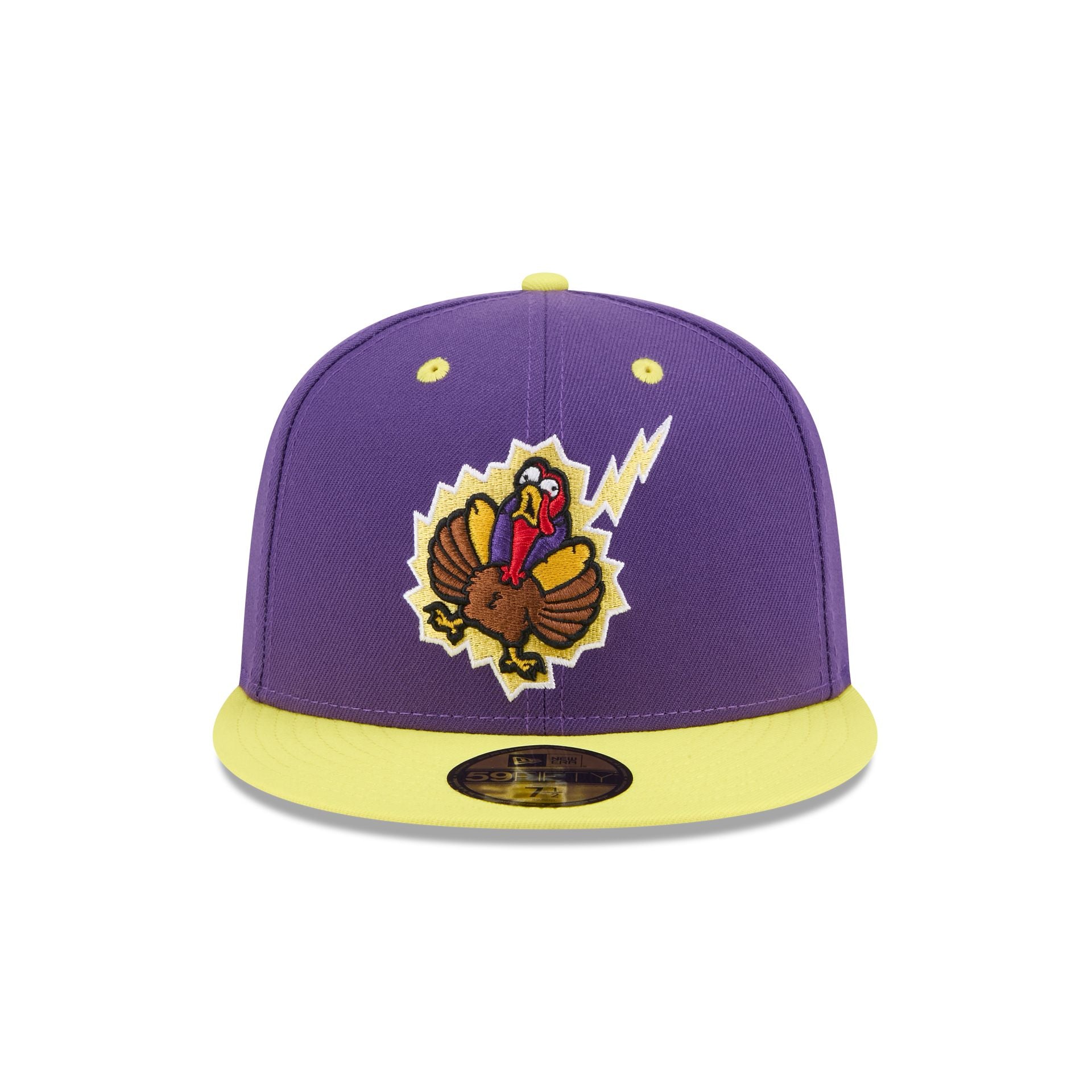 Hartford Yard Goats Theme Night Purple 59FIFTY Fitted Hat - Image 2