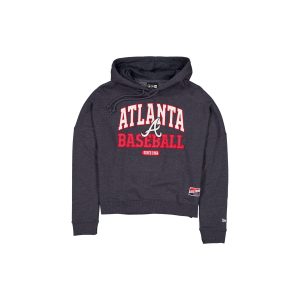 Atlanta Braves Throwback Women's Glitter Hoodie