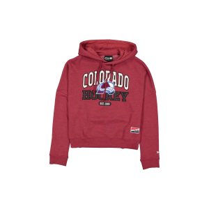 Colorado Avalanche Throwback Women's Glitter Hoodie