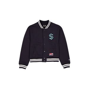 Seattle Kraken Throwback Women's Snap Front Jacket
