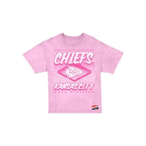 Kansas City Chiefs Throwback Women's Pink T-Shirt
