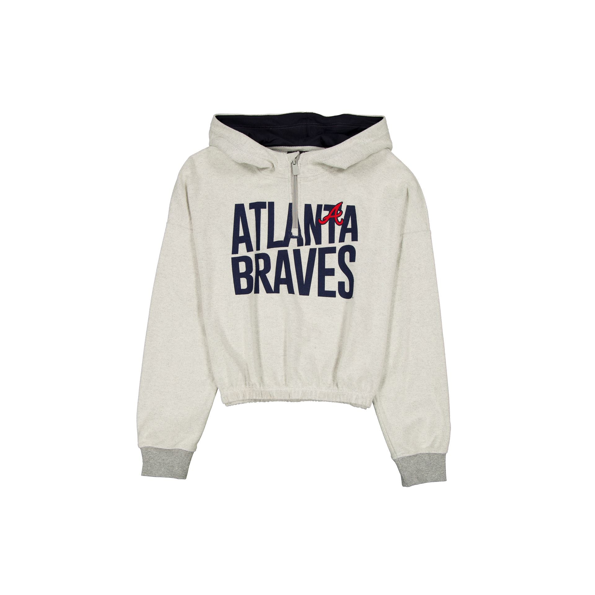 Atlanta Braves Sport Night Heather Gray Women's Hoodie
