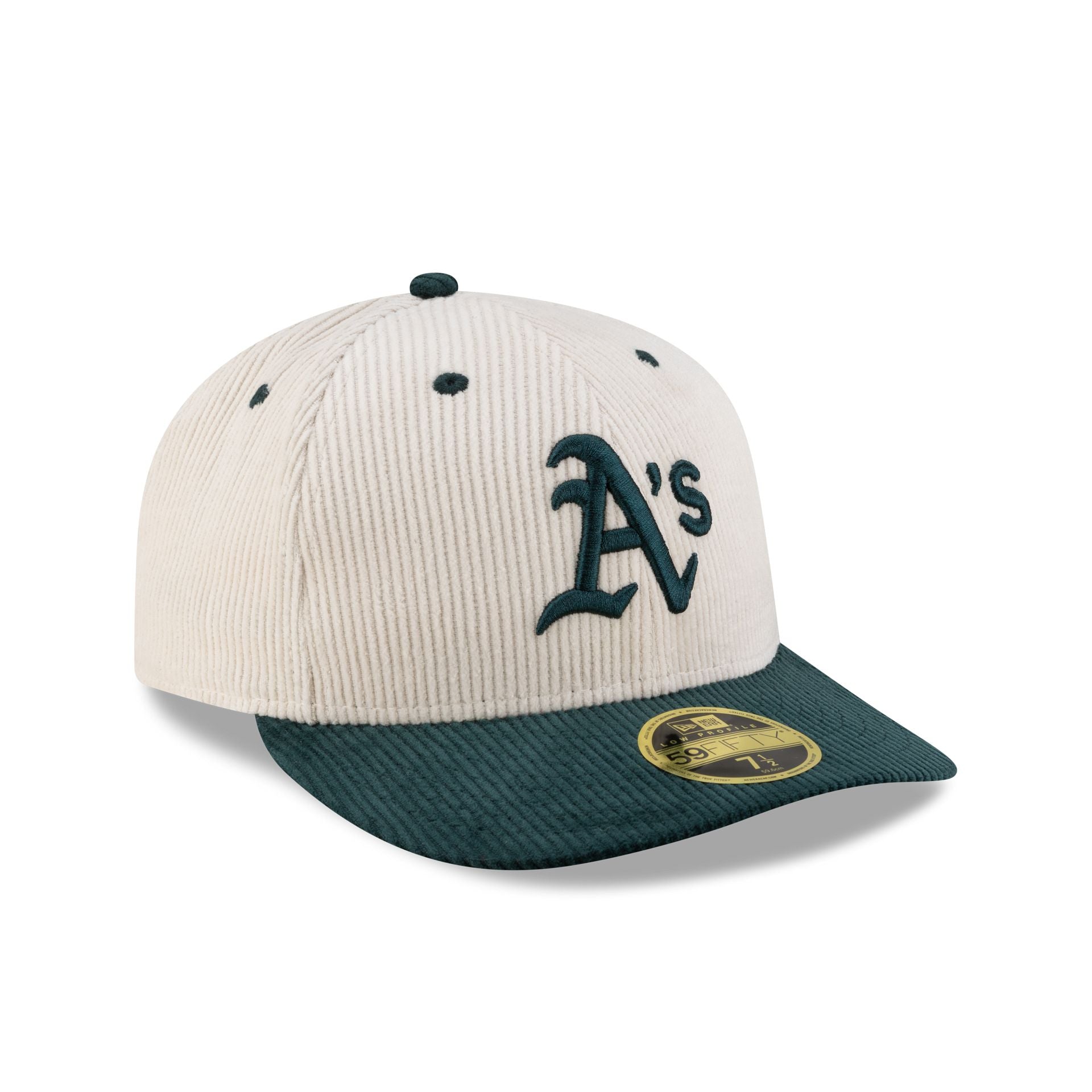 Athletics Cord Cream Low Profile 59FIFTY Fitted Hat - Image 3