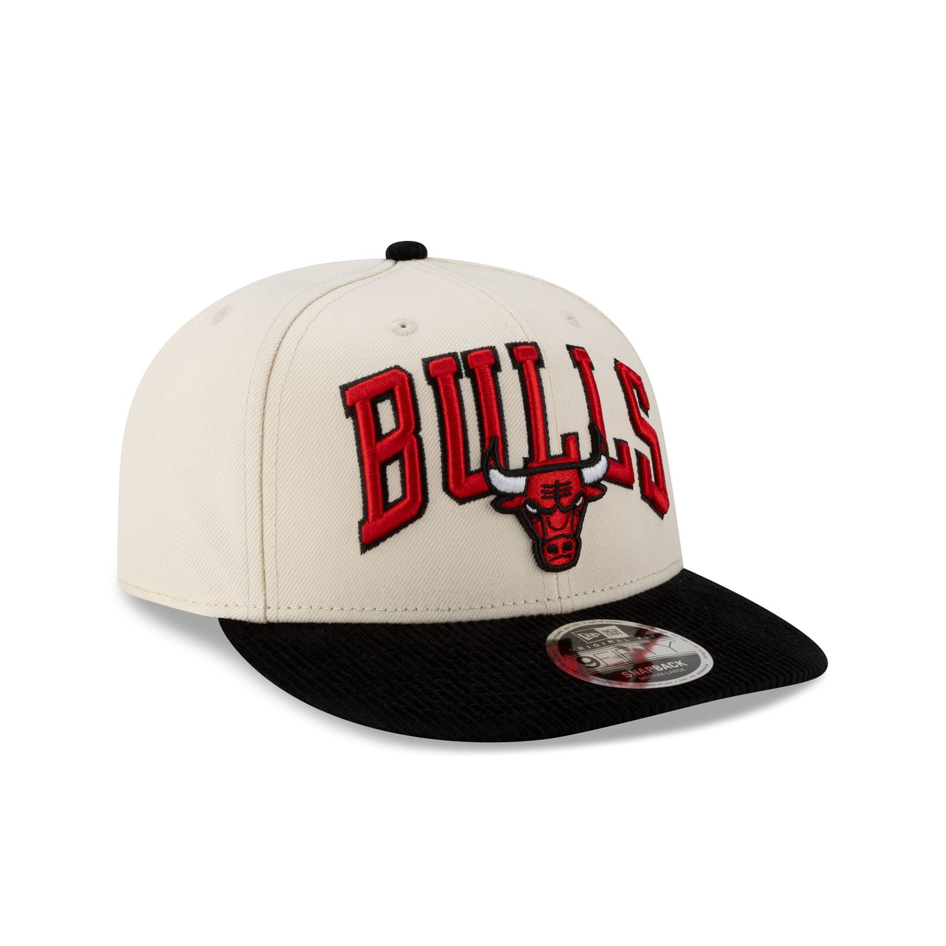 Chicago Bulls Cord Visor 9FIFTY Snapback Hat - Image 3