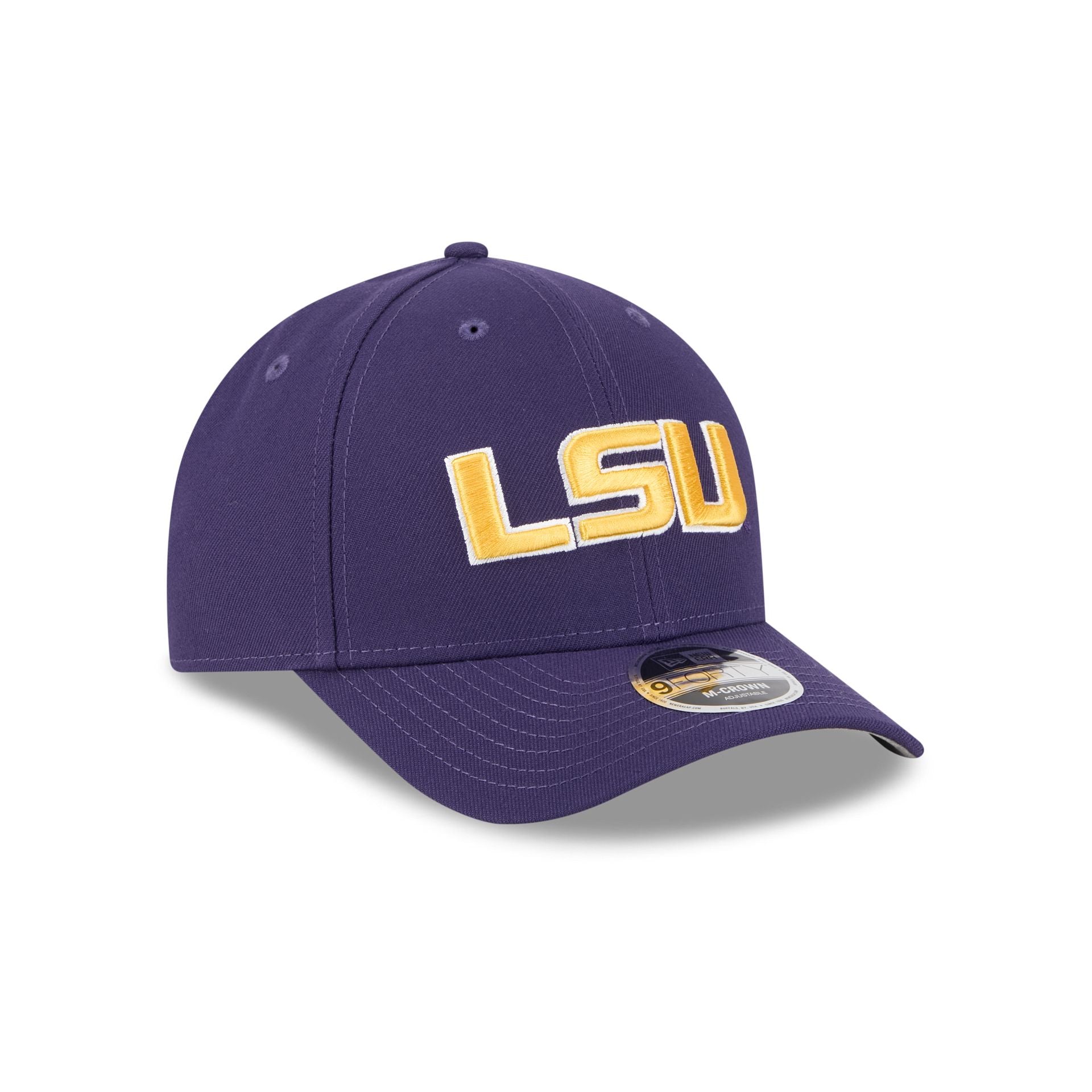 LSU TIGERS Team 9FORTY M-Crown Snapback Hat - Image 3