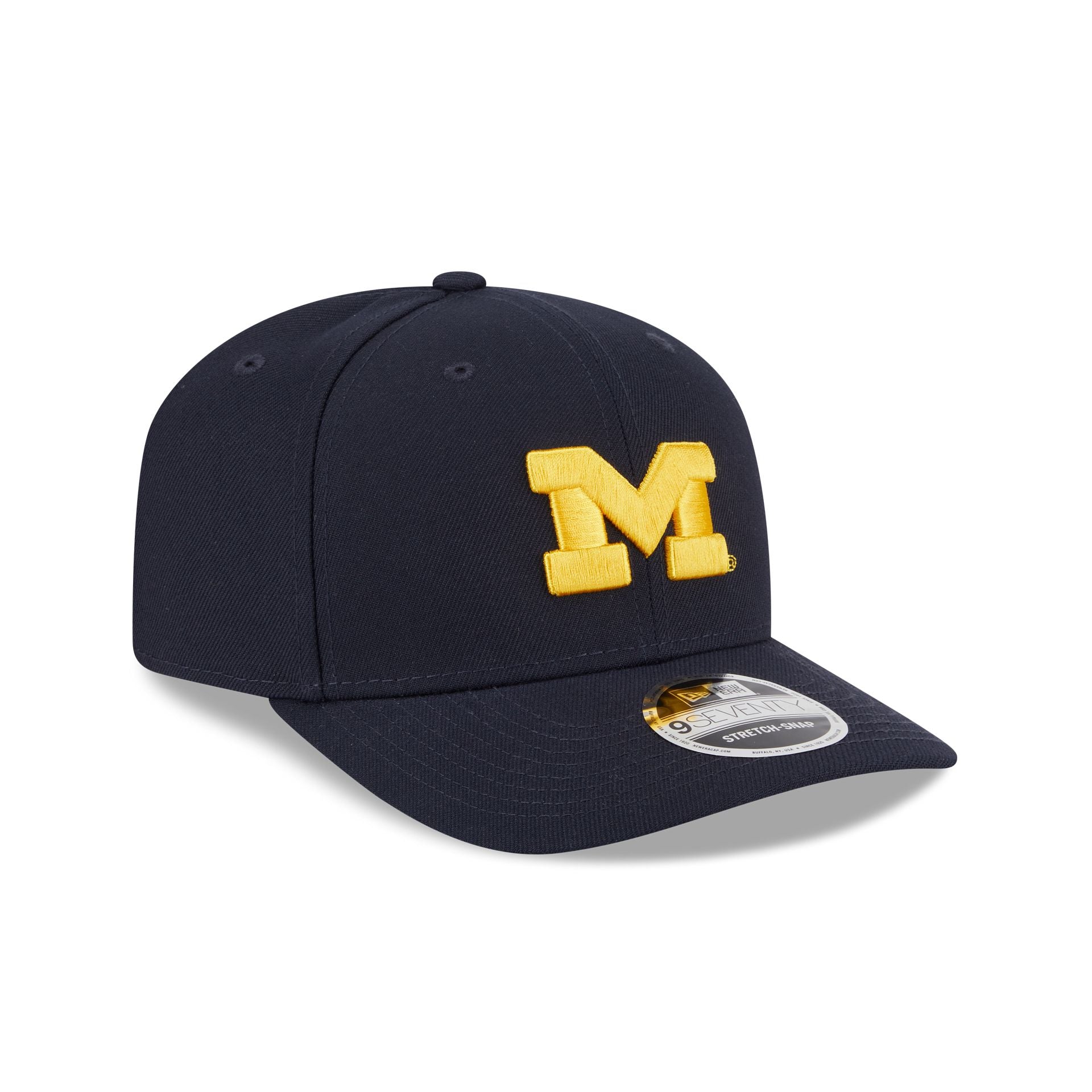 Michigan Wolverines Team 9SEVENTY Stretch-Snap Hat - Image 3