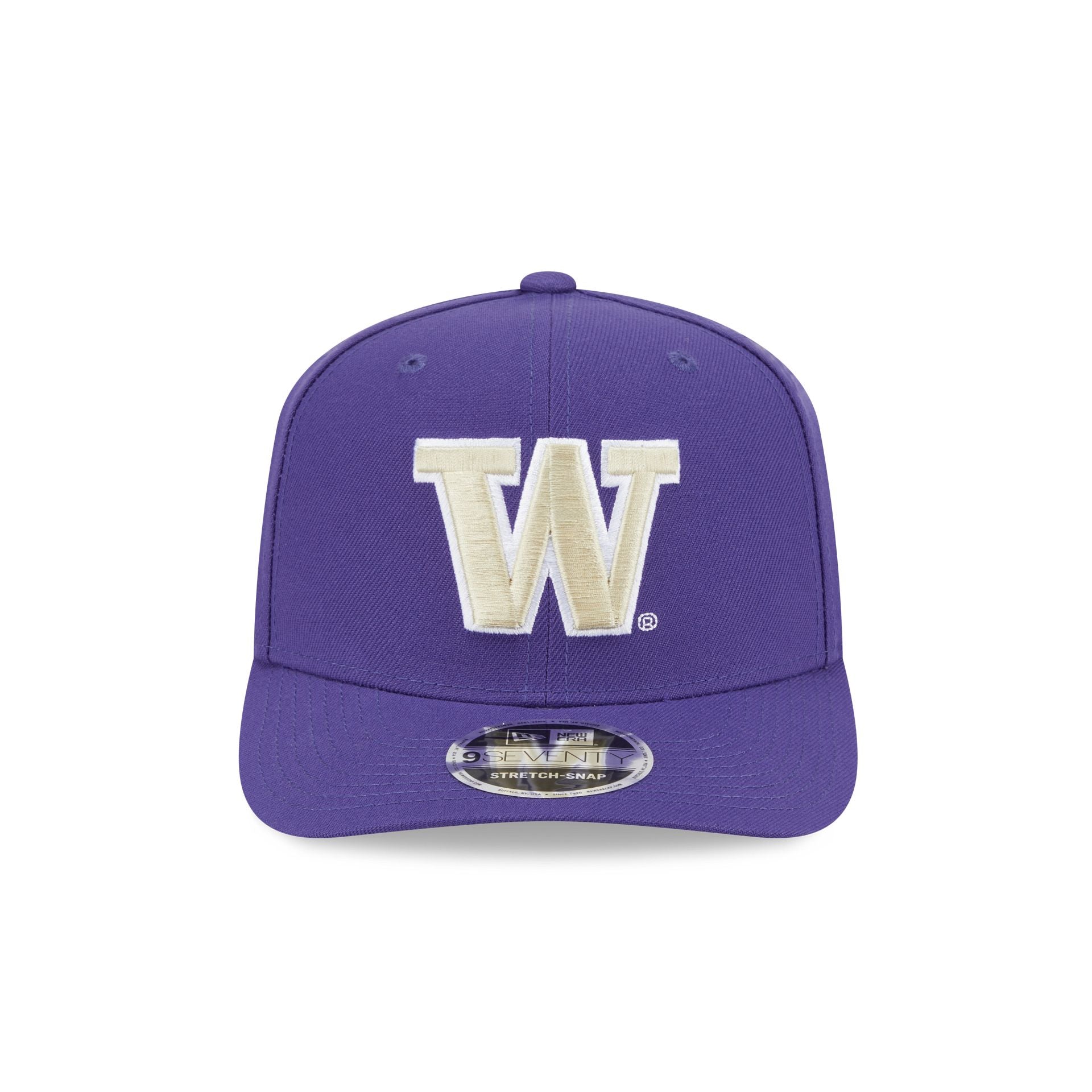 Washington Huskies Purple Team 9SEVENTY Stretch-Snap Hat - Image 2