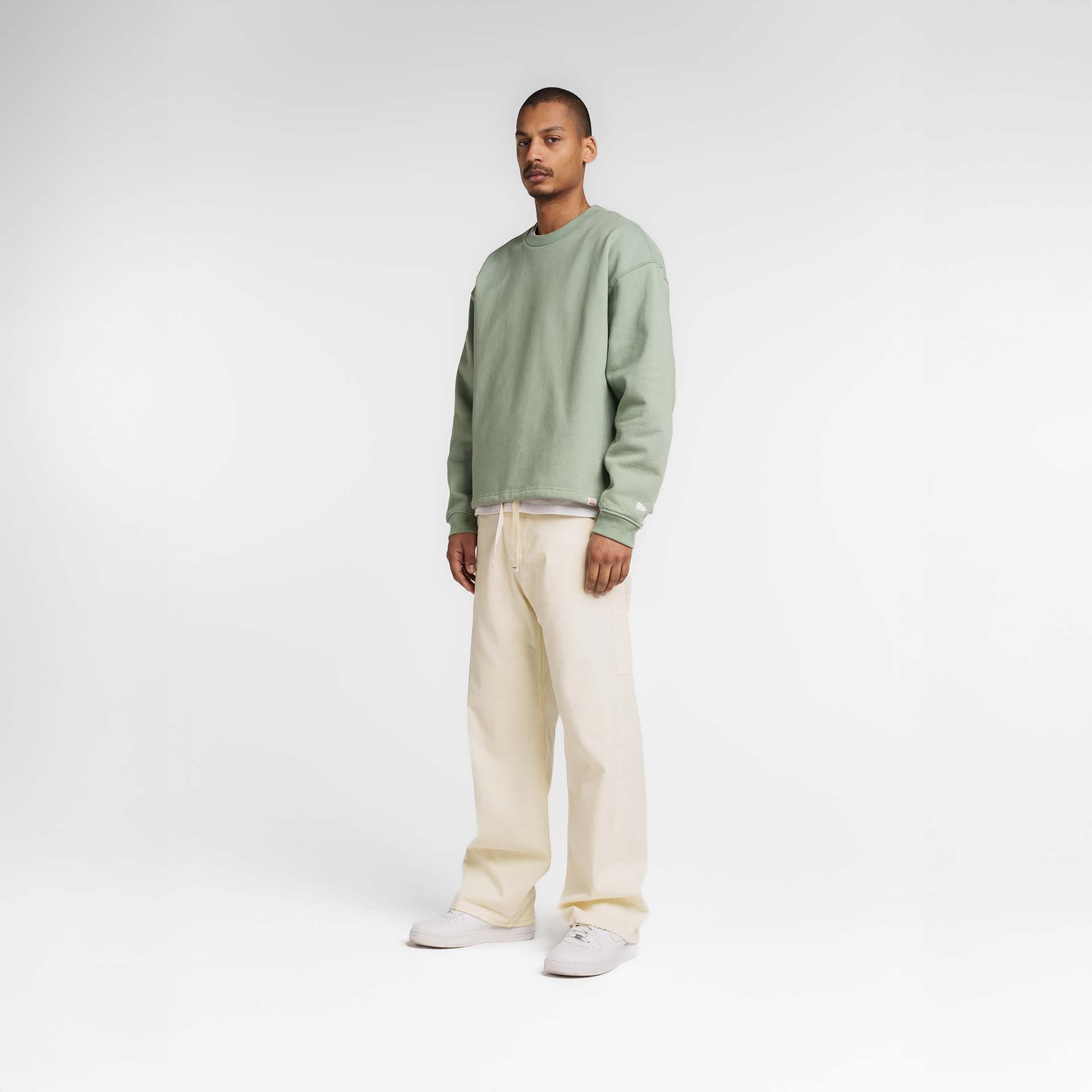 New Era Branded Alden Everest Green Crewneck - Image 6
