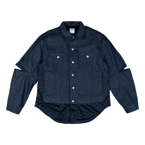 New Era Branded Mutation Navy Denim Jacket