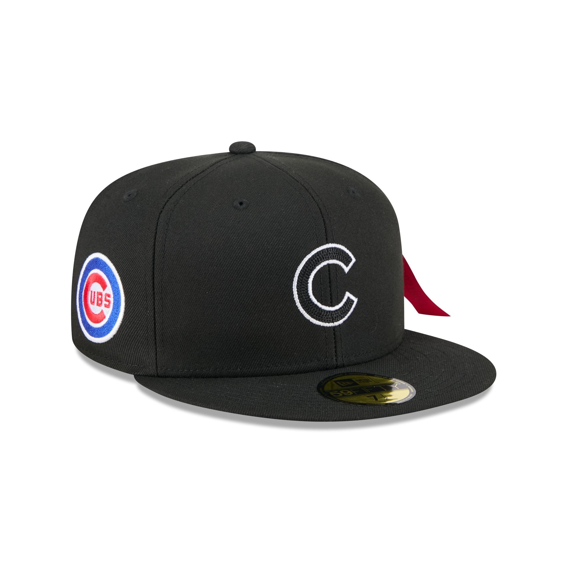 Alpha Industries x Chicago Cubs Black 59FIFTY Fitted Hat - Image 3