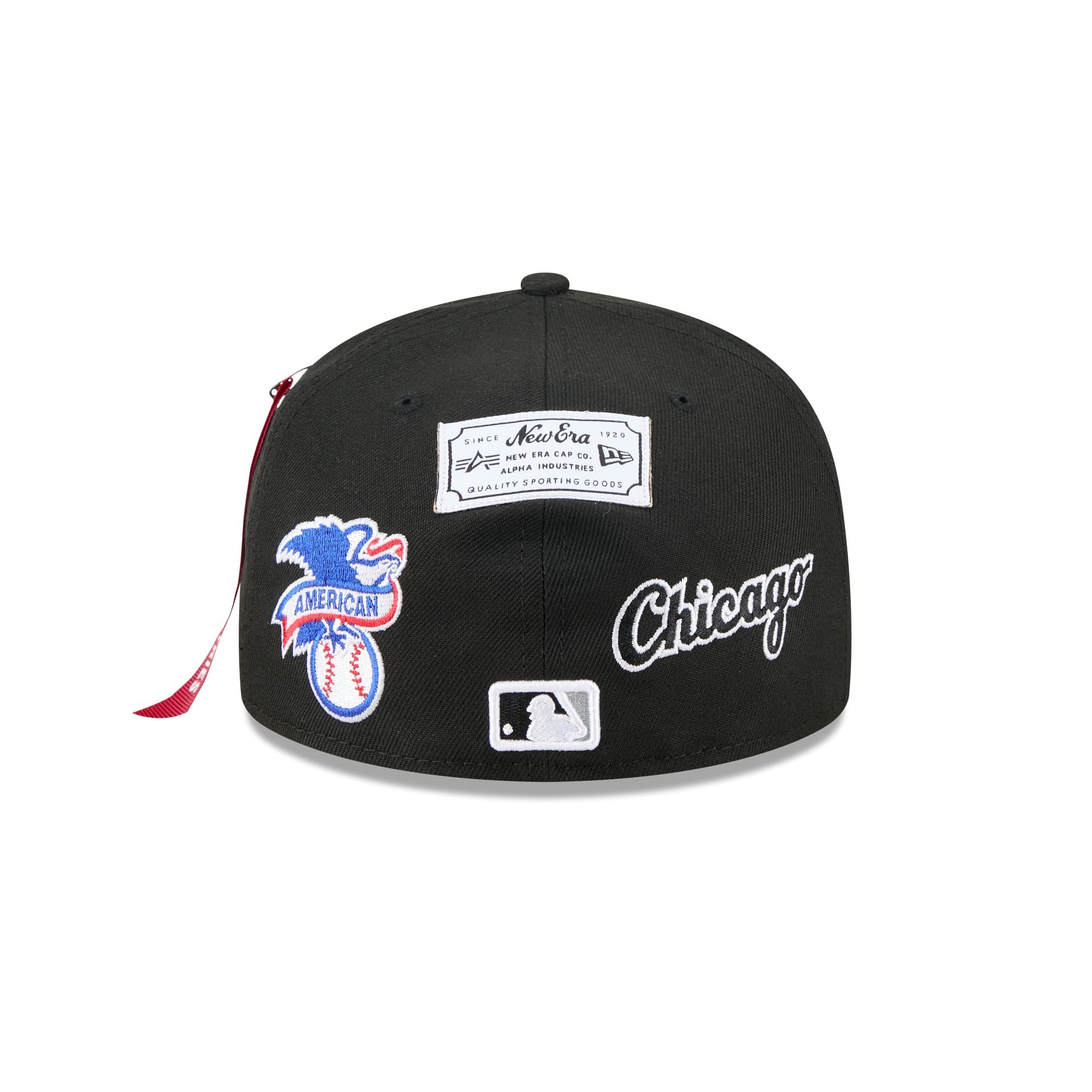 Alpha Industries x Chicago White Sox Black 59FIFTY Fitted Hat - Image 6