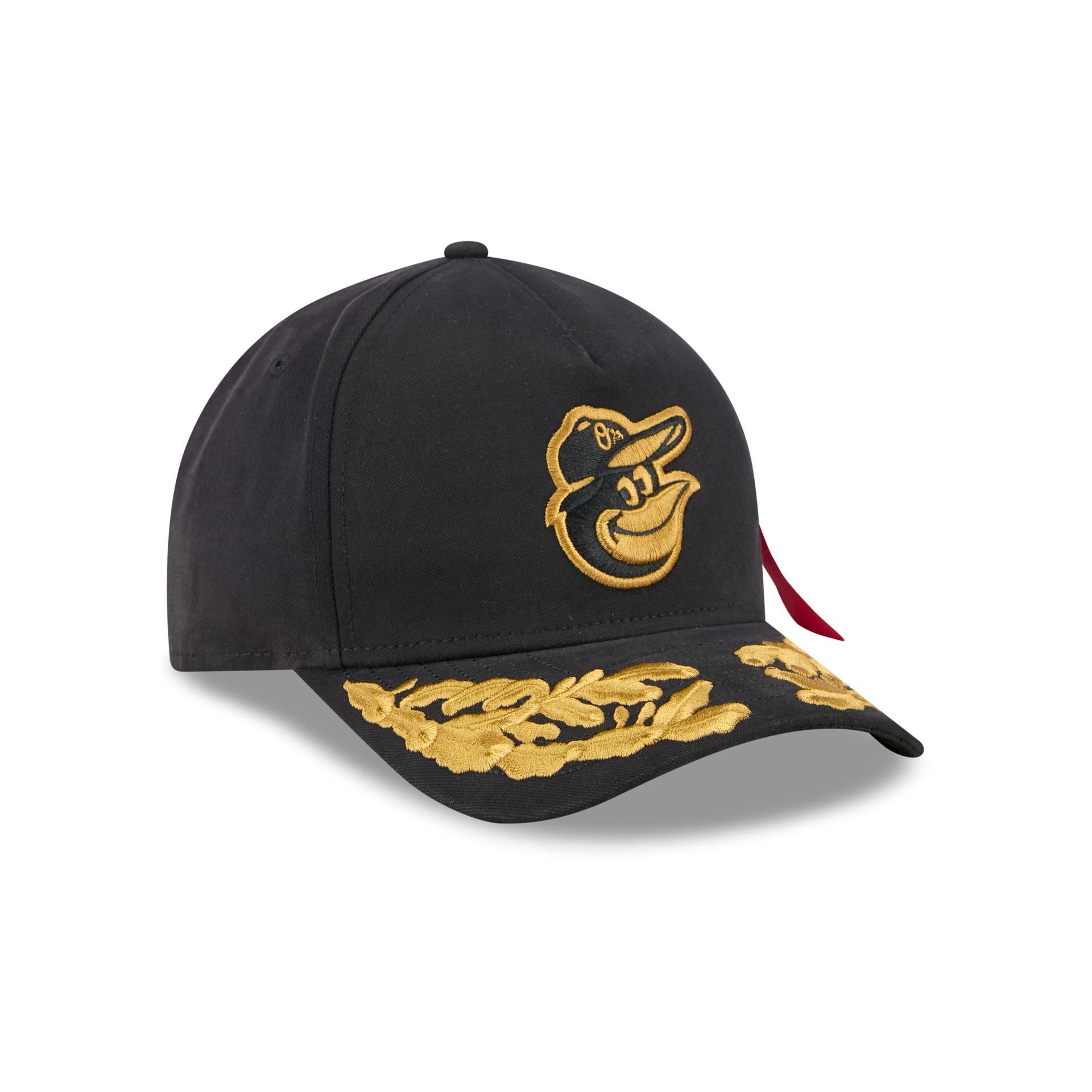 Alpha Industries x Baltimore Orioles Black 9FORTY M-Crown A-Frame Snapback Hat - Image 3