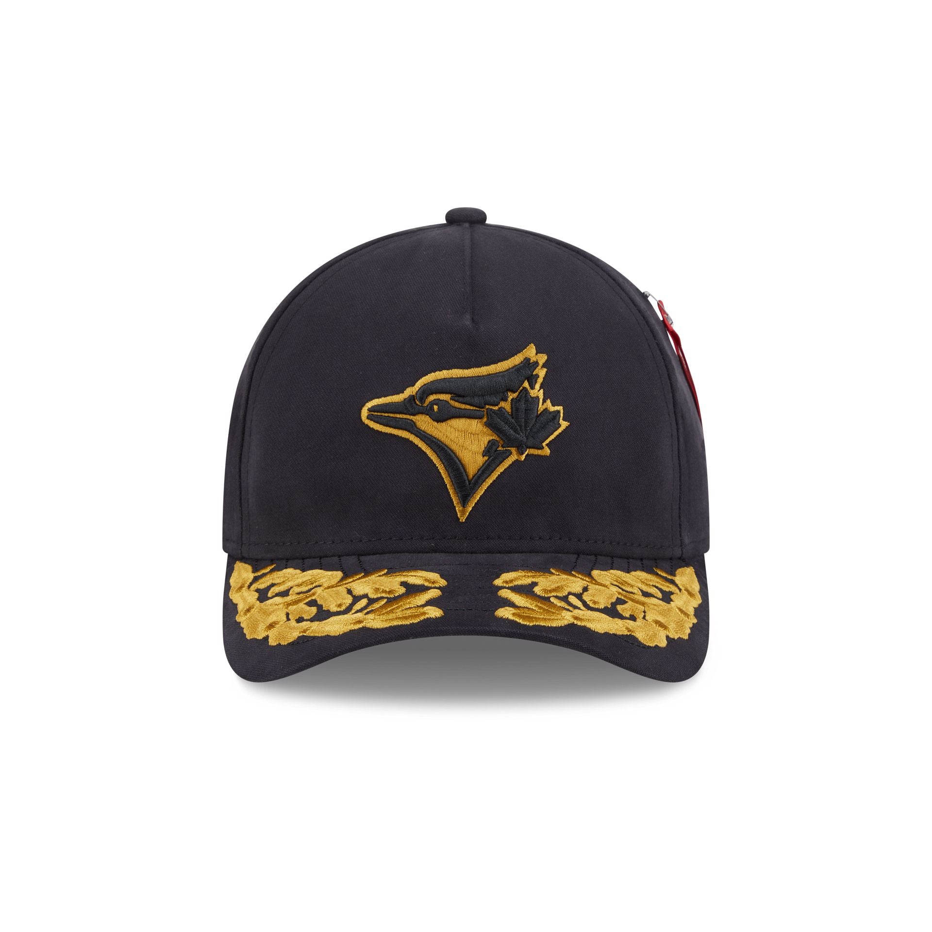 Alpha Industries x Toronto Blue Jays Black 9FORTY M-Crown A-Frame Snapback Hat - Image 2