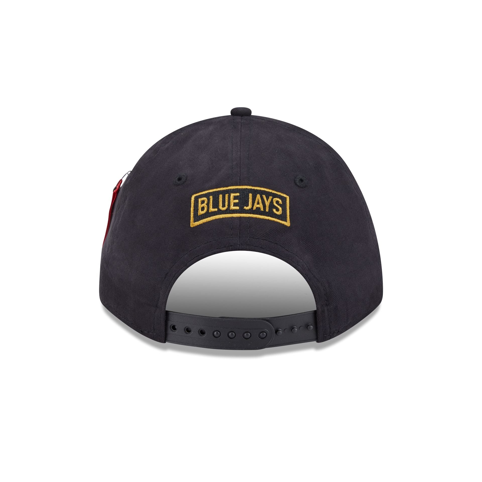 Alpha Industries x Toronto Blue Jays Black 9FORTY M-Crown A-Frame Snapback Hat - Image 6