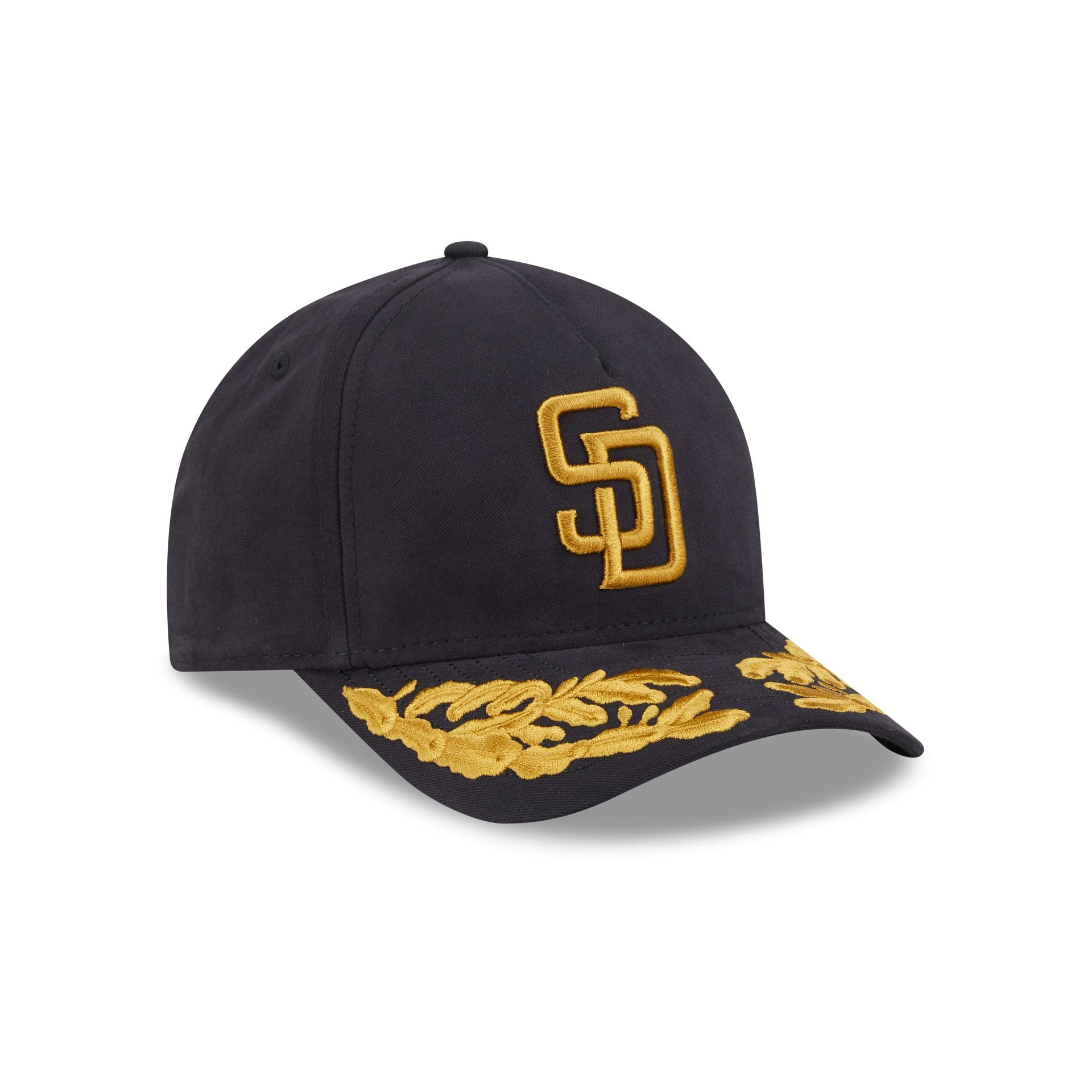 Alpha Industries x San Diego Padres Black 9FORTY M-Crown A-Frame Snapback Hat - Image 3