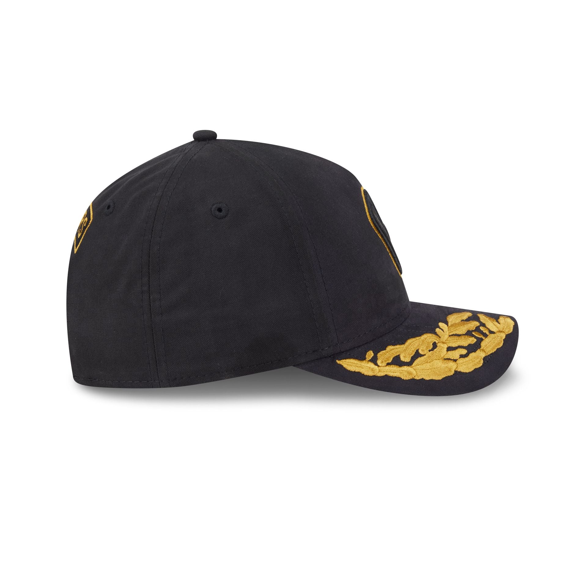 Alpha Industries x Milwaukee Brewers Black 9FORTY M-Crown A-Frame Snapback Hat - Image 5