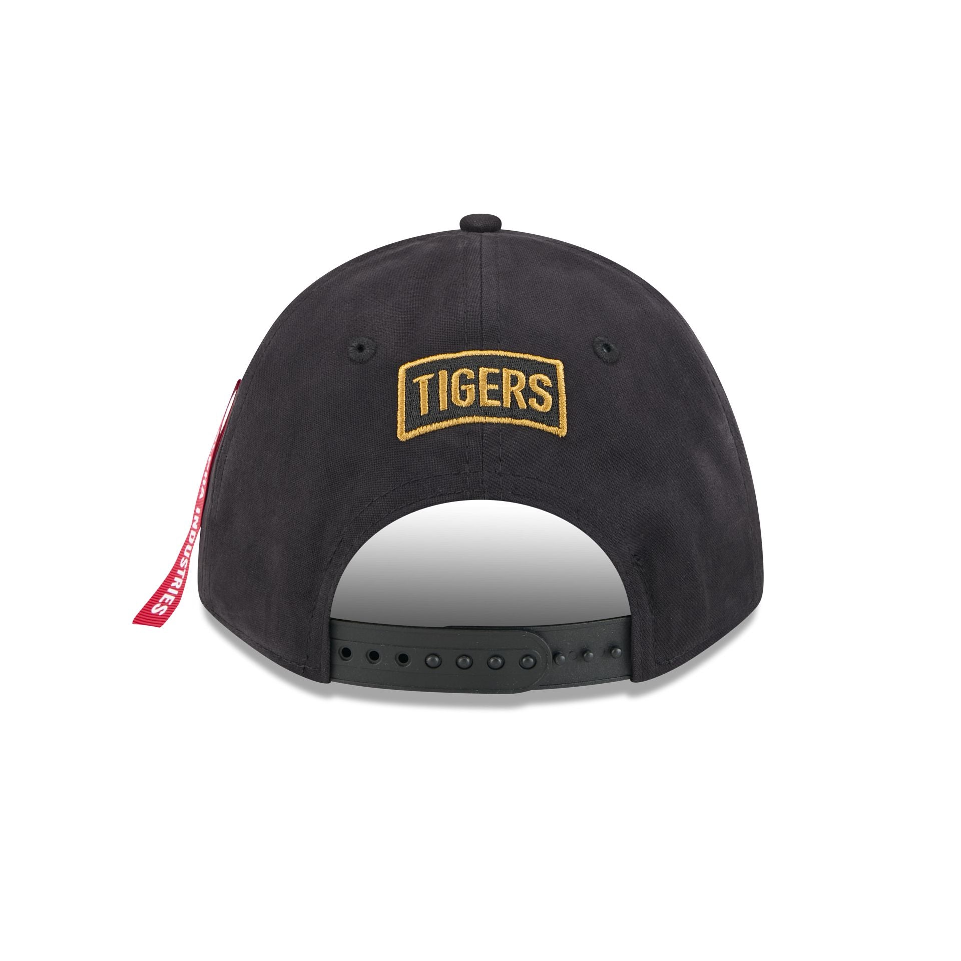 Alpha Industries x Detroit Tigers Black 9FORTY M-Crown A-Frame Snapback Hat - Image 6