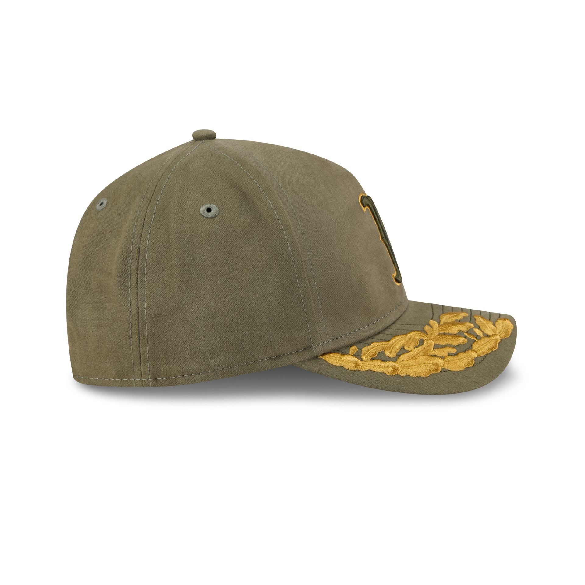 Alpha Industries x Boston Red Sox Olive Green 9FORTY M-Crown A-Frame Snapback Hat - Image 5