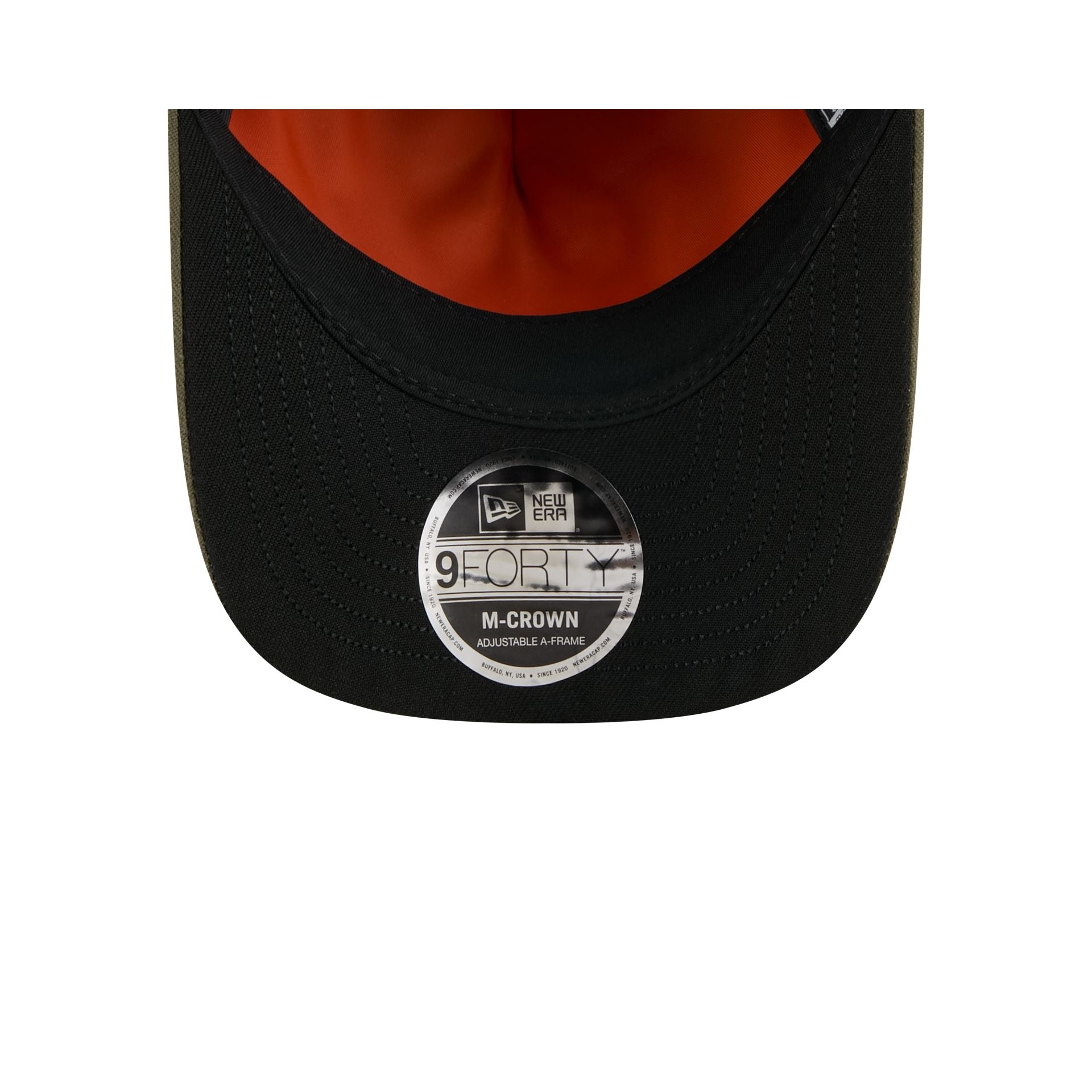 Alpha Industries x San Diego Padres Olive Green 9FORTY M-Crown A-Frame Snapback Hat - Image 7