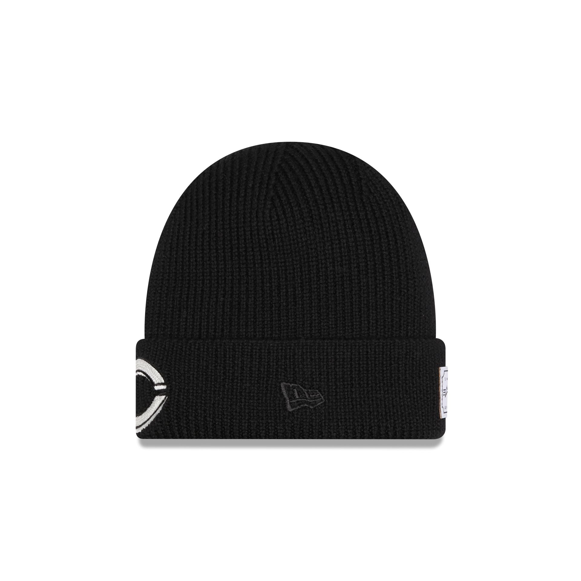 Alpha Industries x Cincinnati Reds Black Cuff Knit Hat - Image 2