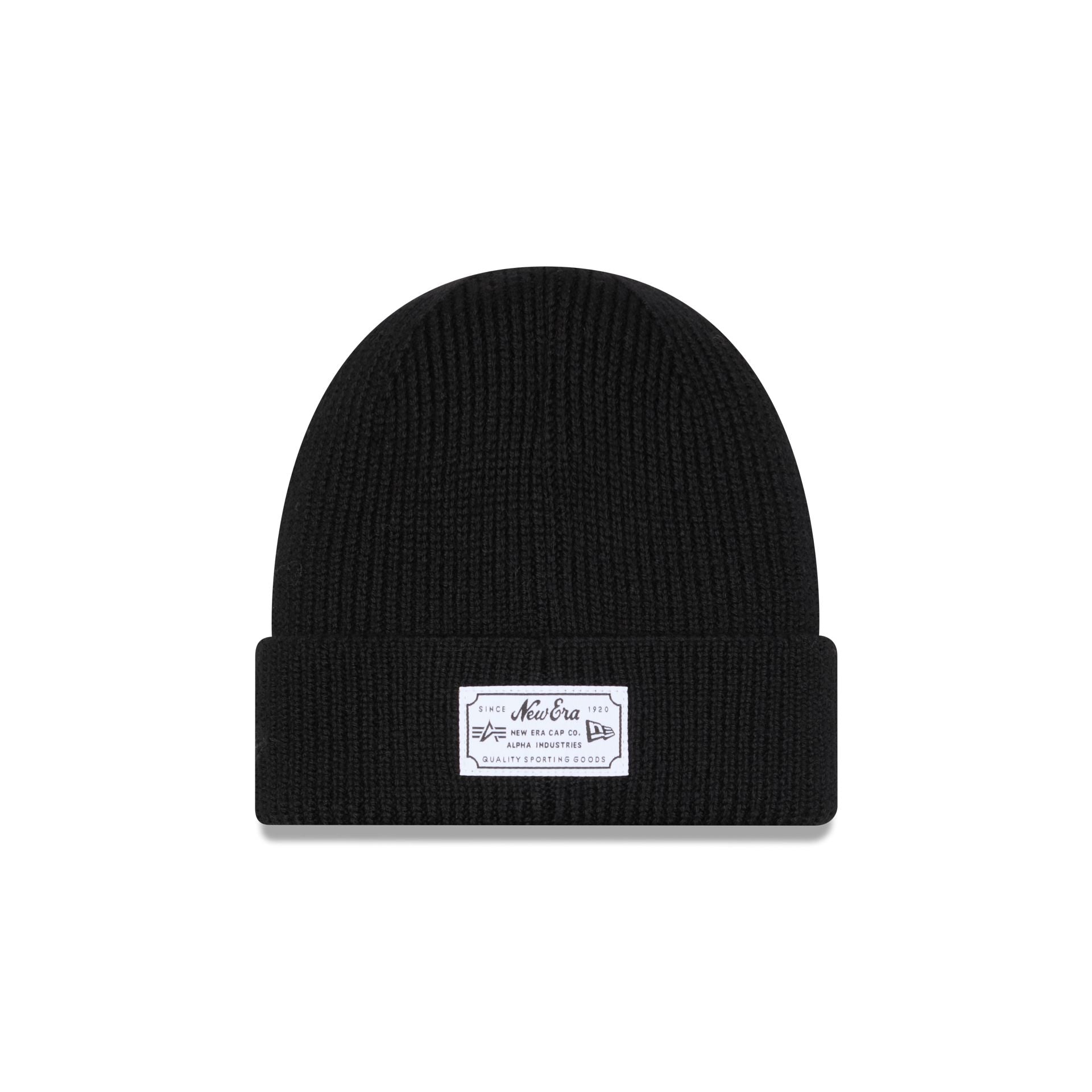 Alpha Industries x New York Mets Black Cuff Knit Hat - Image 2