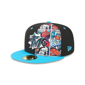Miami Marlins Diamond Hero Edition 59FIFTY Fitted Hat